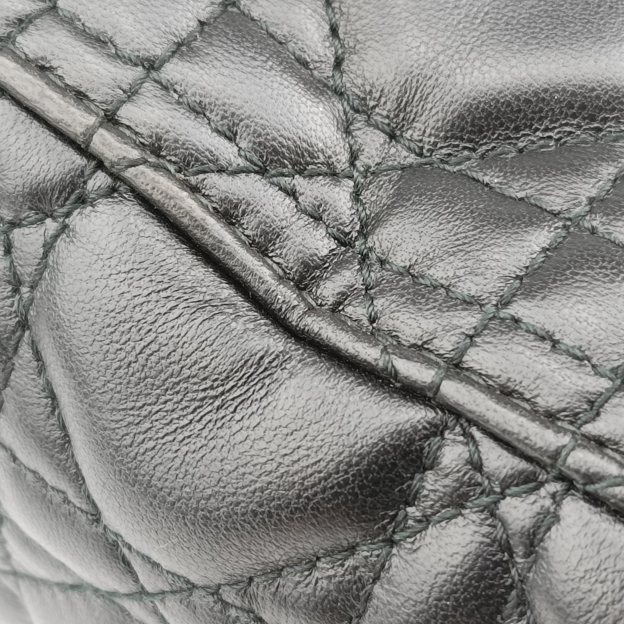 Lady Dior Black lambskin 18-MA-0157レディディオール ブラック ラムスキン 18-MA-0157