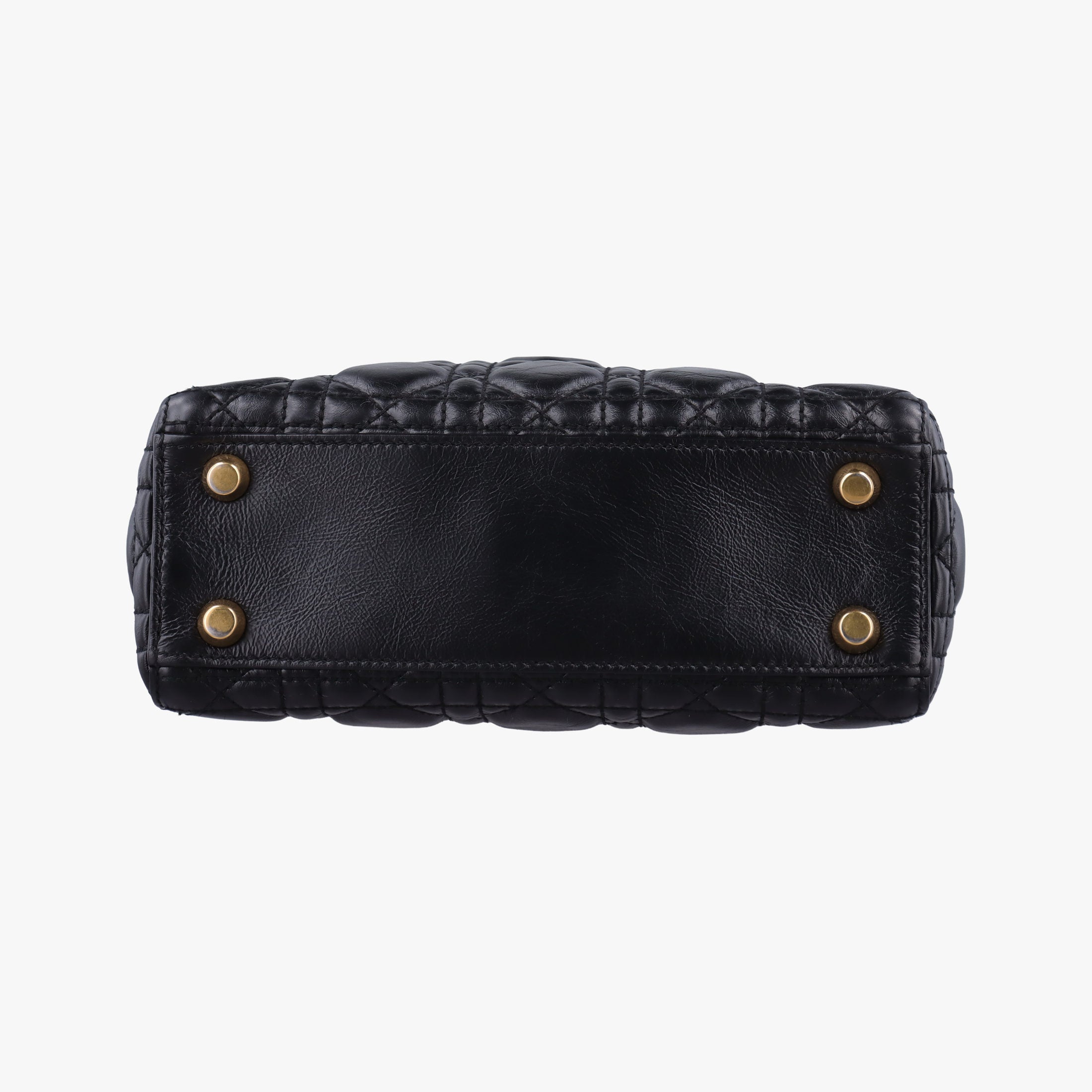 Lady Dior Black lambskin 29-MA-0148レディディオール ブラック ラムスキン 29-MA-0148