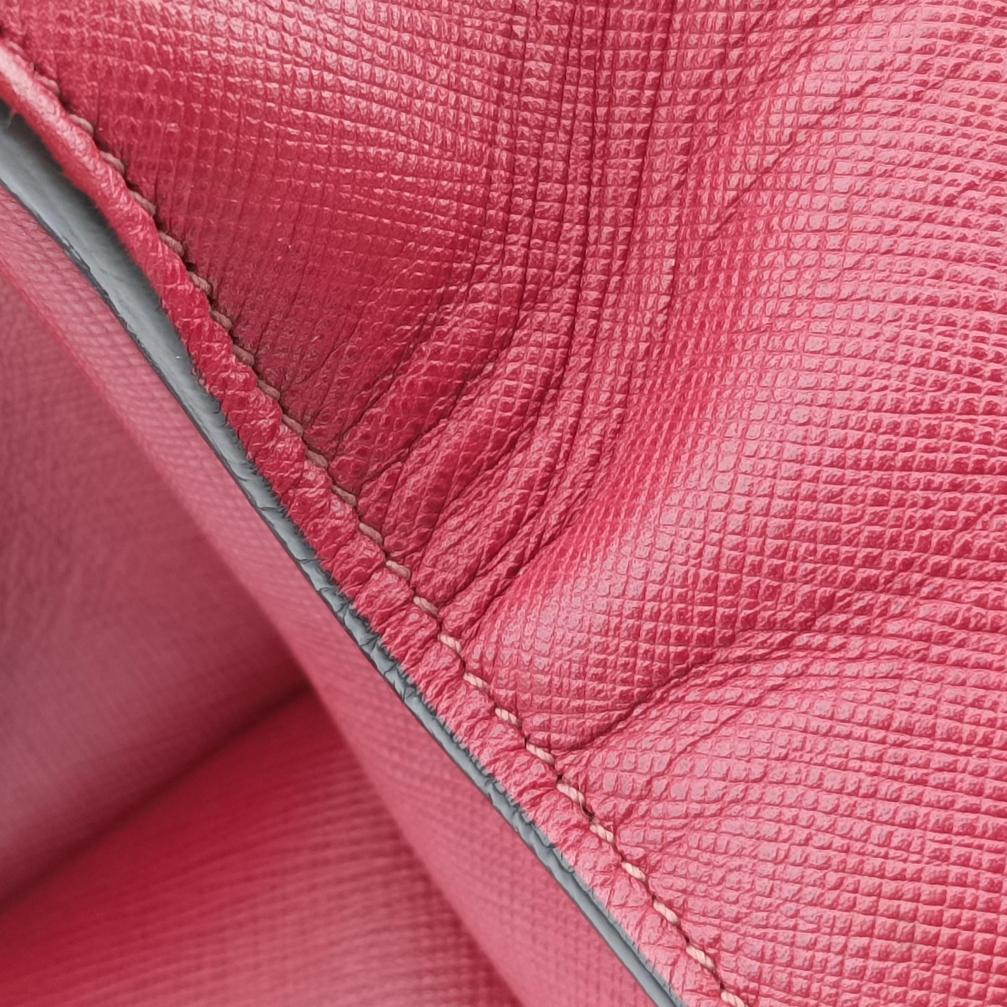 Galleria Red SAFFIANO Leather BN2606 7 Gガレリア レッド サフィアーノレザー BN2606 7 G