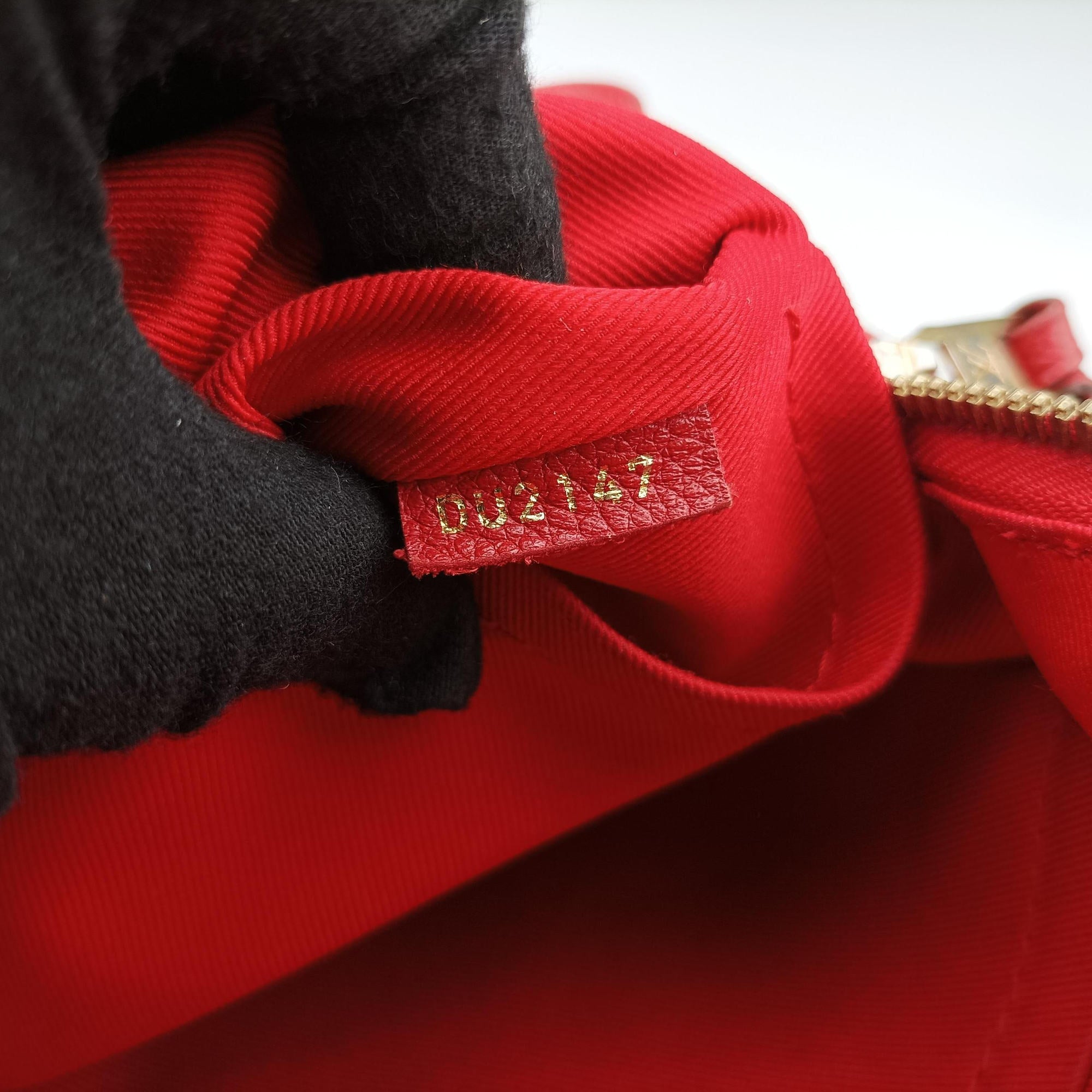 Pontus PM Red Monogram Empreinte M43720 DU2147ポンテュPM レッド モノグラム アンプラント M43720 DU2147