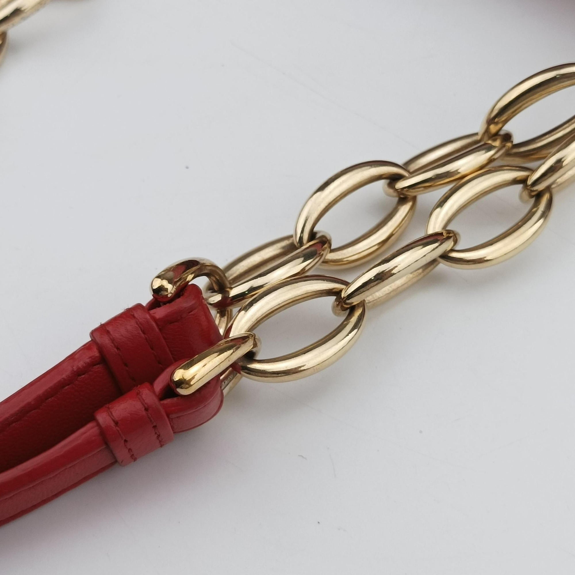 Cannage Dior Soft Shopping Red lambskin 17-BO-0134ディオールソフトショッピング レッド ラムスキン 17-BO-0134