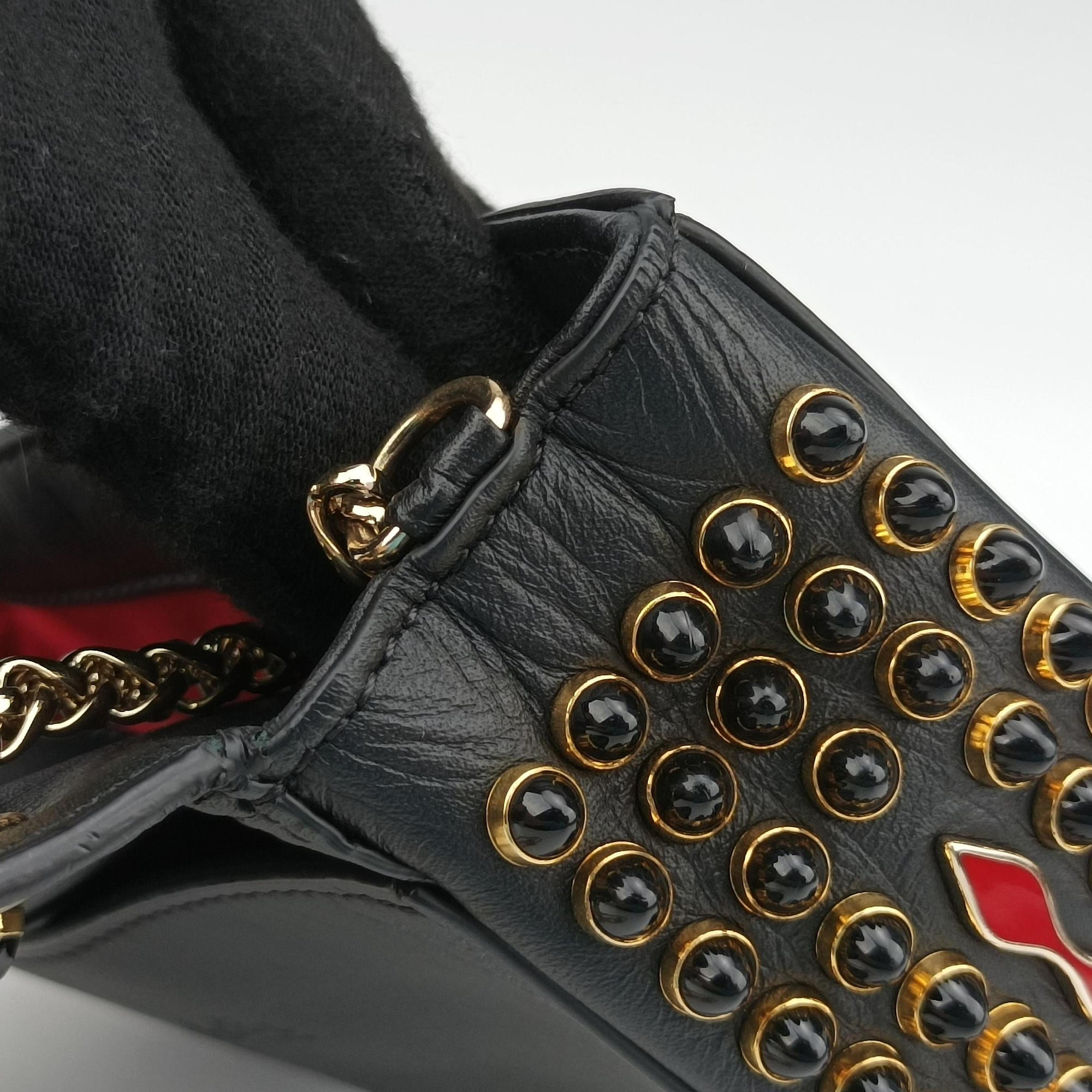 Sweet Charity Scarabe Spike Black Leather スイート チャリティー スカラベ スパイク ブラック レザー