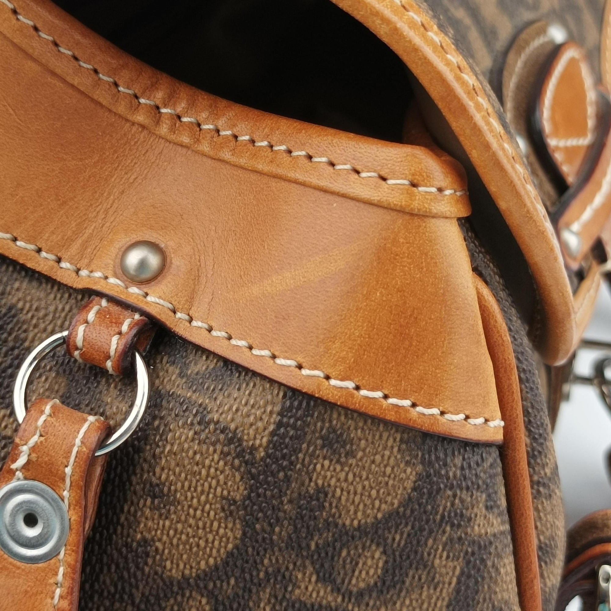 Romantique Trotter Brown Jacquard × Leather × Velvet 01-RU-0076ロマンティック トロッター ブラウン ジャガード × レザー × ベロア 01-RU-0076