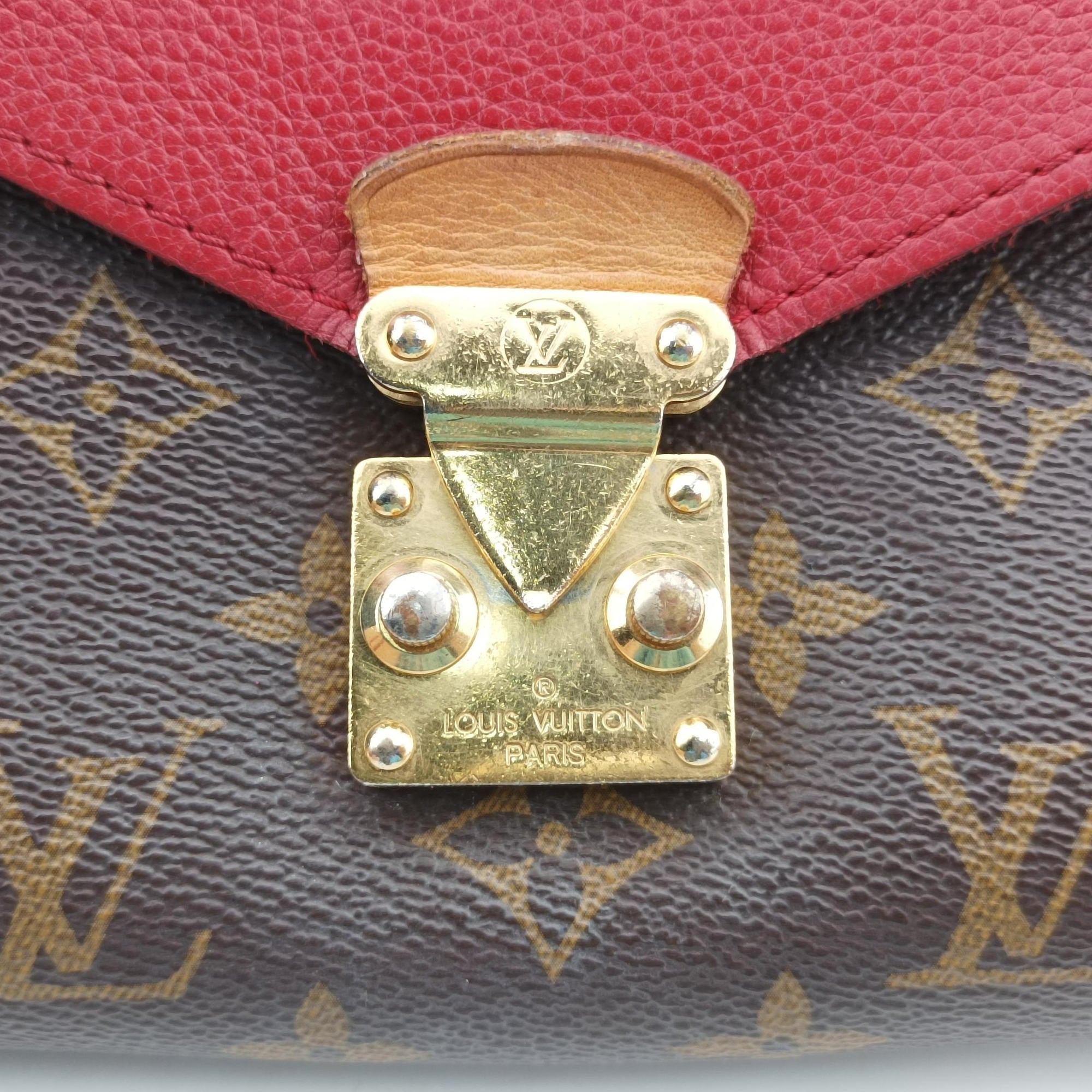 PALLAS Chain Brown×CERISE Monogram Canvas×calf leather M41201 CA4176パラス チェーン モノグラム/ブラウン×スリーズ モノグラムキャンバス×カーフレザー M41201 CA4176