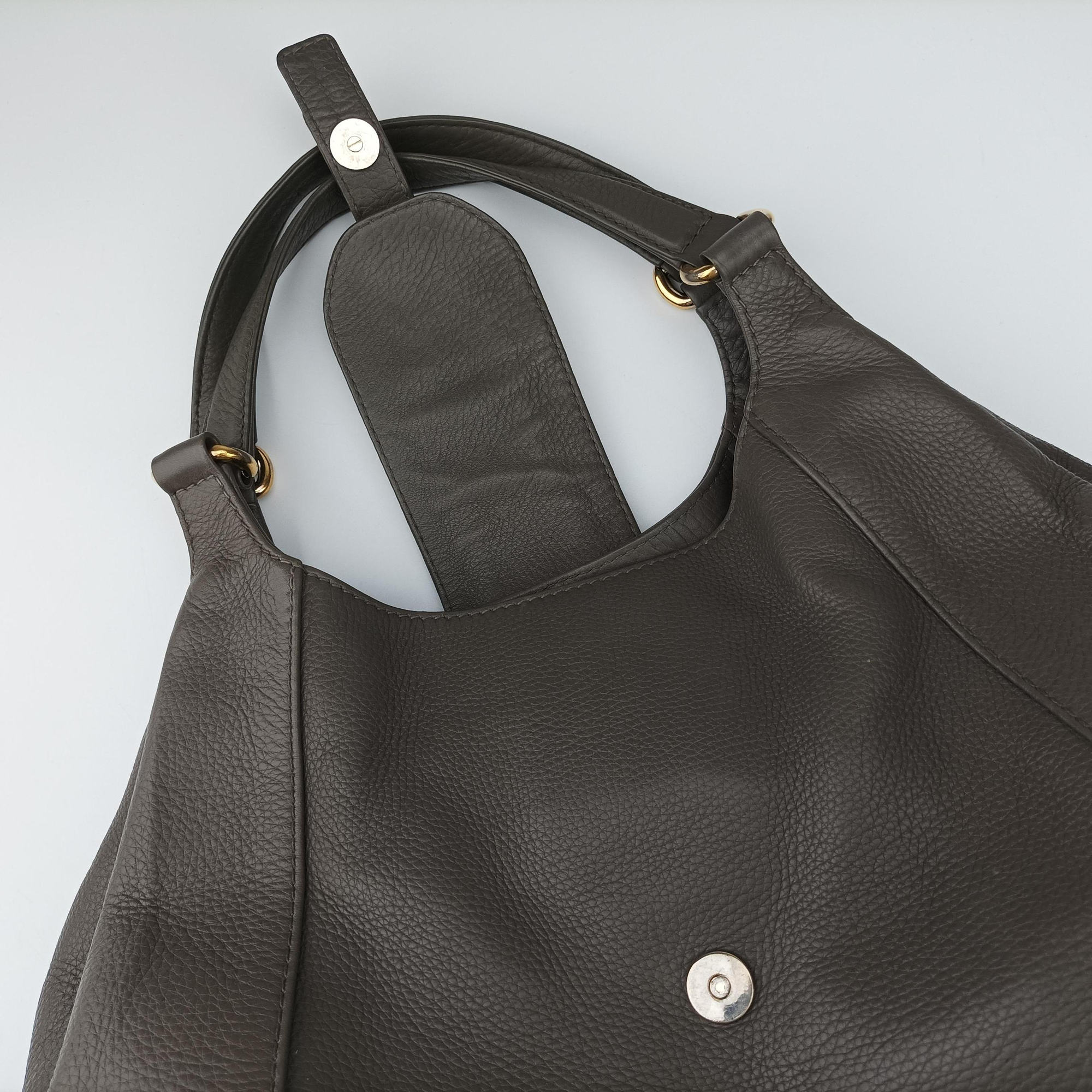 Greenwich Medium Grey Leather 268747 G9313845グリニッジ ミディアム グレー レザー 268747 G9313845