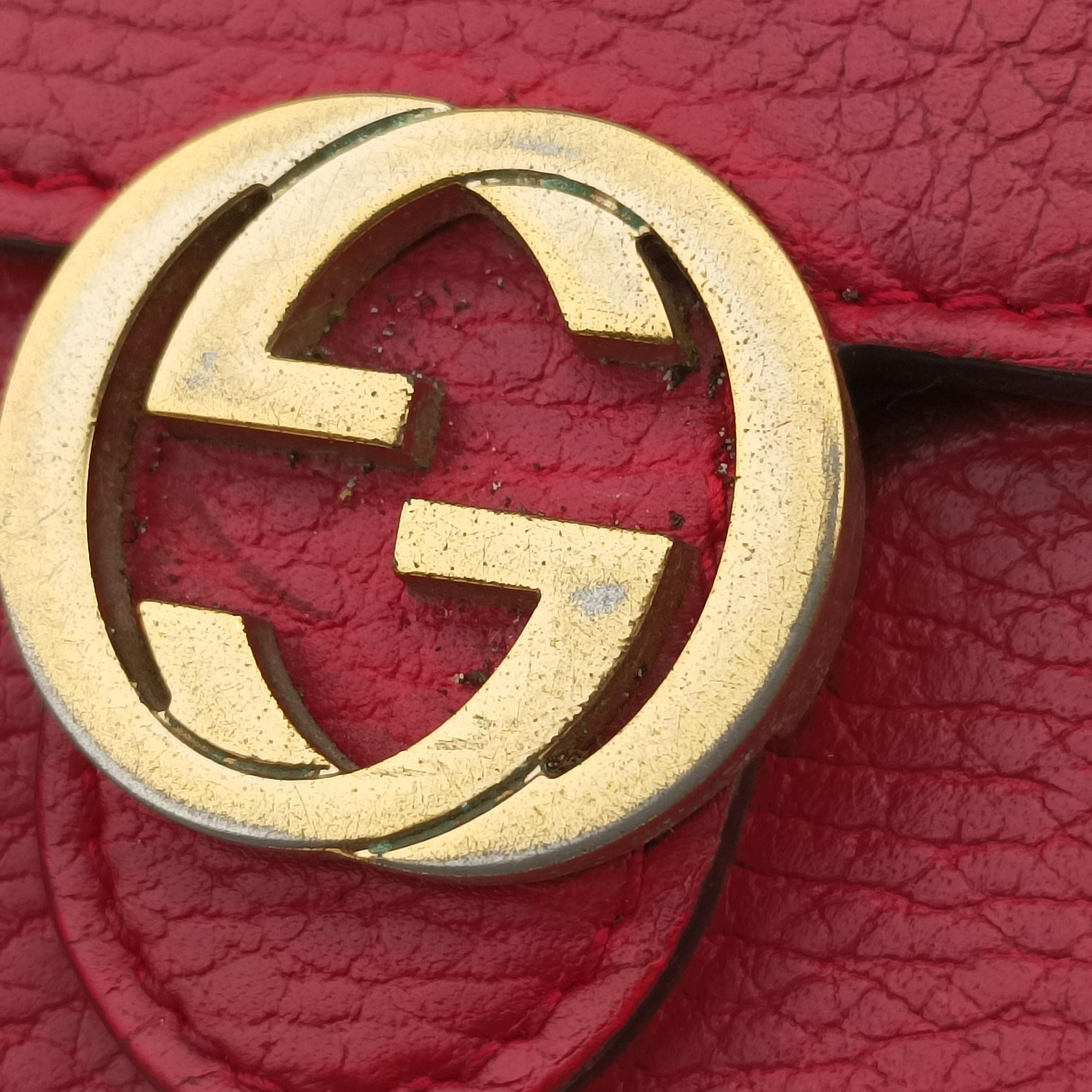 Interlocking G Red Leather 510314 インターロッキングG レッド レザー 510314