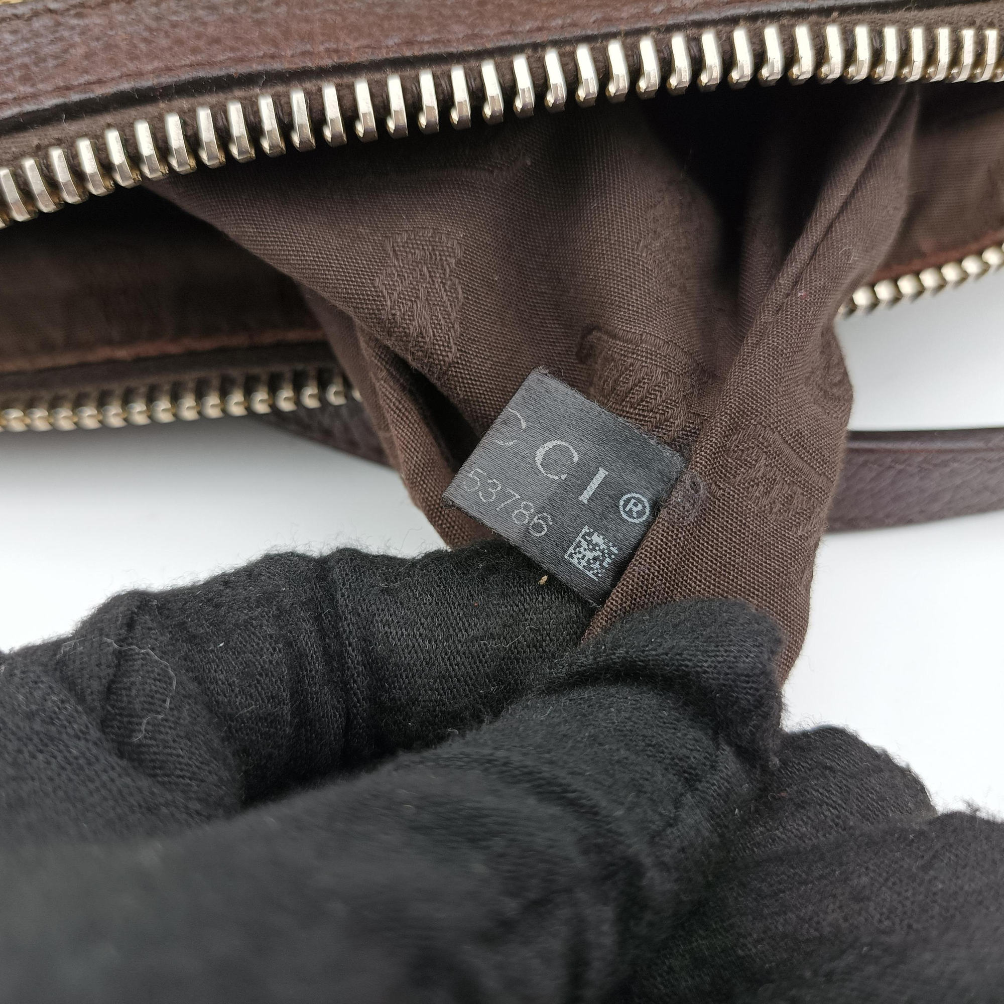 Guccissima Brown Leather×Canvas 247279 Lot number unknownグッチッシマ ブラウン レザー×キャンバス 247279 製番不明