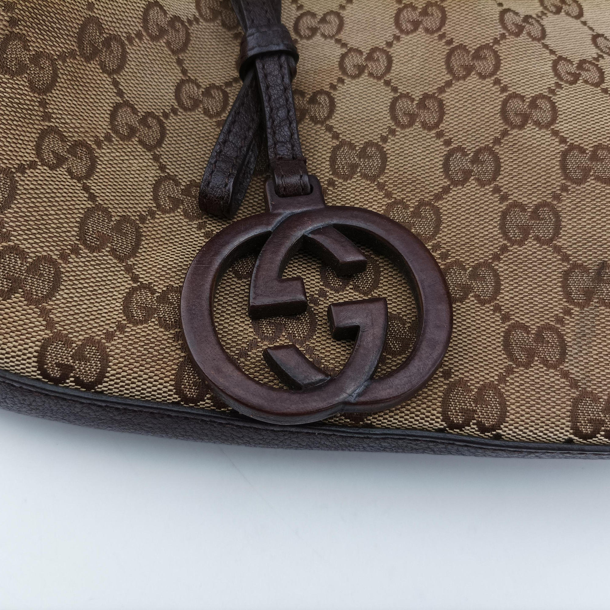 Guccissima Brown Leather×Canvas 247279 Lot number unknownグッチッシマ ブラウン レザー×キャンバス 247279 製番不明