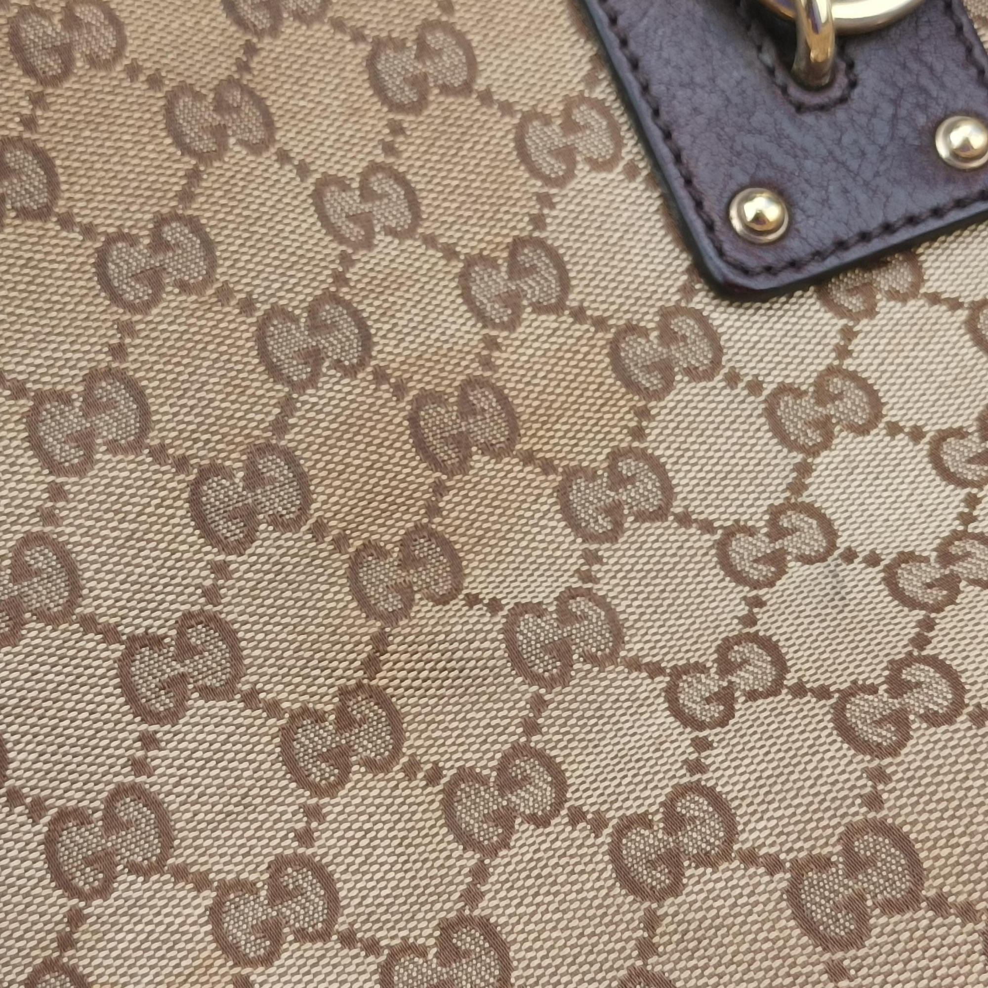 Guccissima Brown Leather×Canvas 247279 Lot number unknownグッチッシマ ブラウン レザー×キャンバス 247279 製番不明