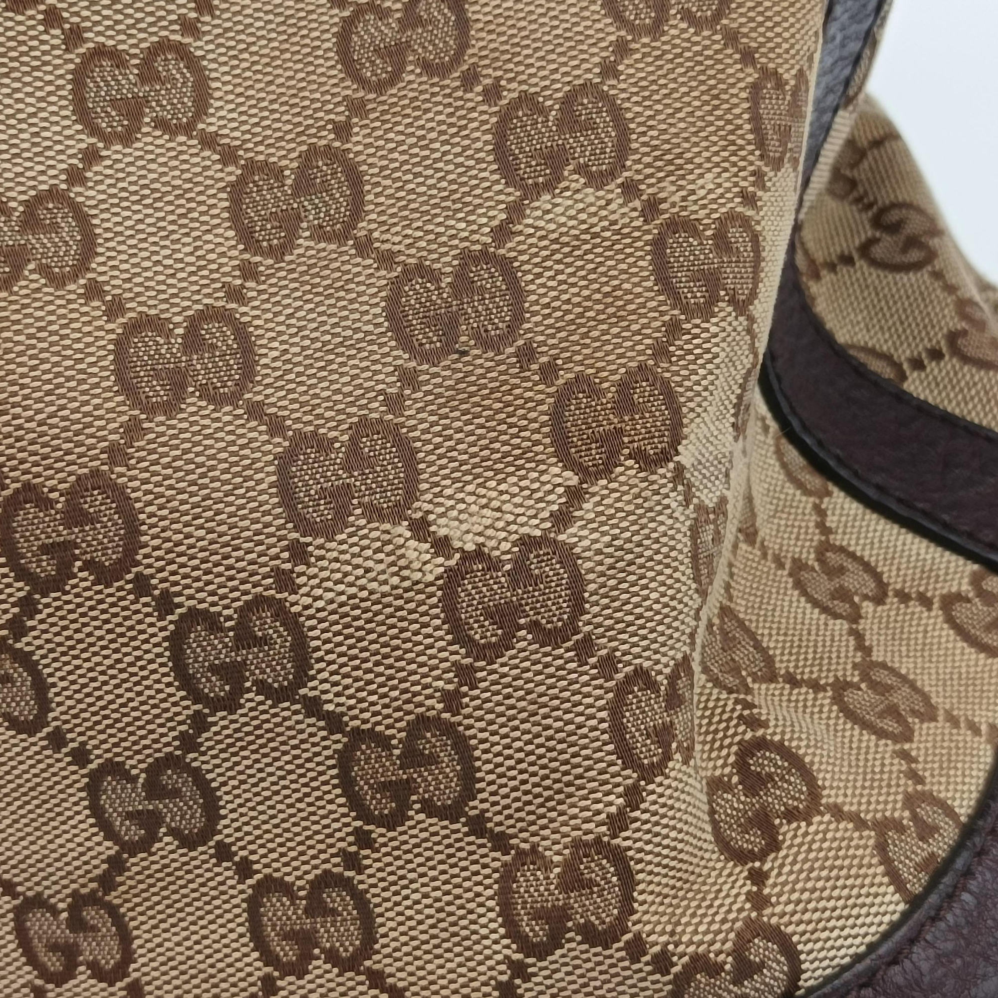Guccissima Brown Leather×Canvas 247279 Lot number unknownグッチッシマ ブラウン レザー×キャンバス 247279 製番不明