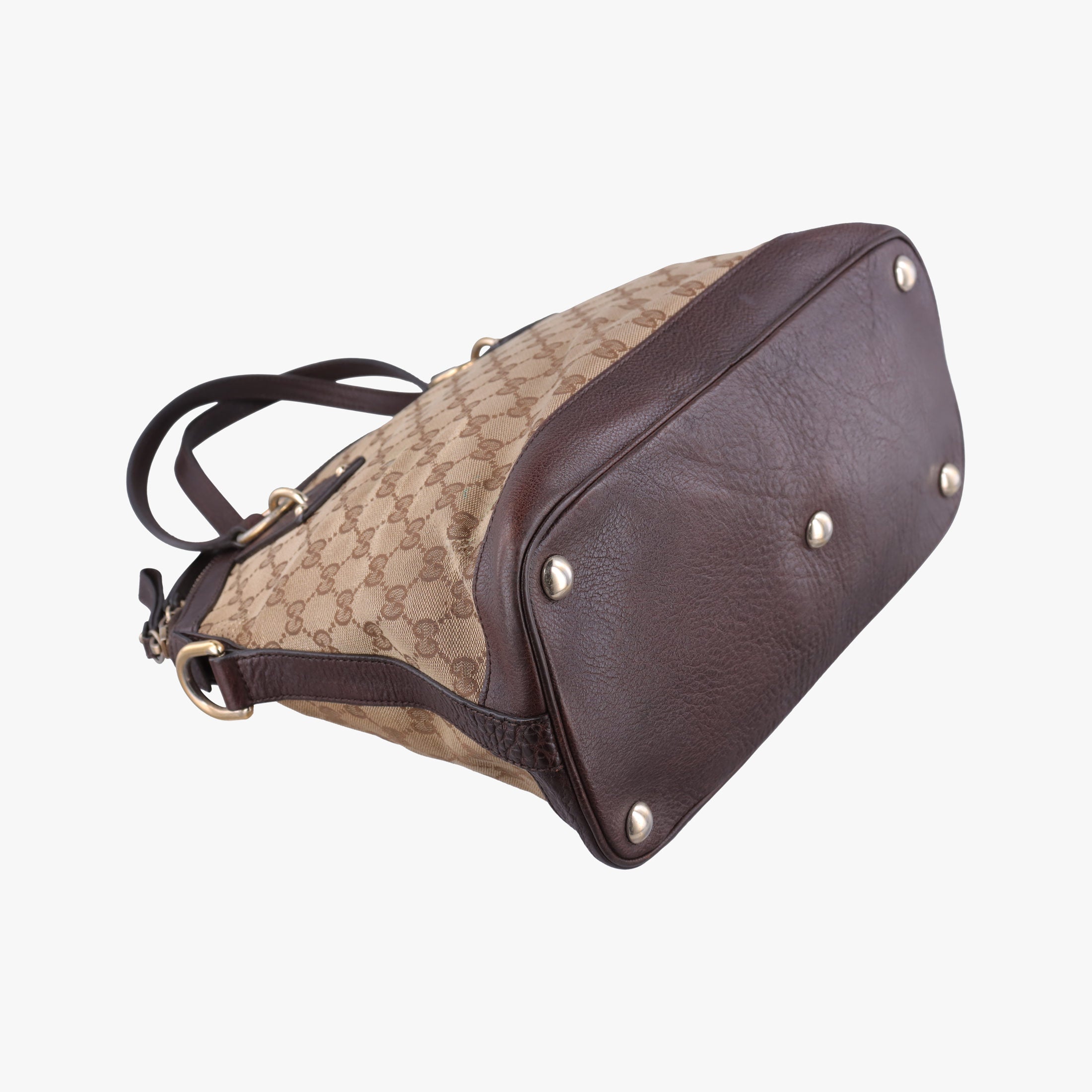 Guccissima Brown Leather×Canvas 247279 Lot number unknownグッチッシマ ブラウン レザー×キャンバス 247279 製番不明