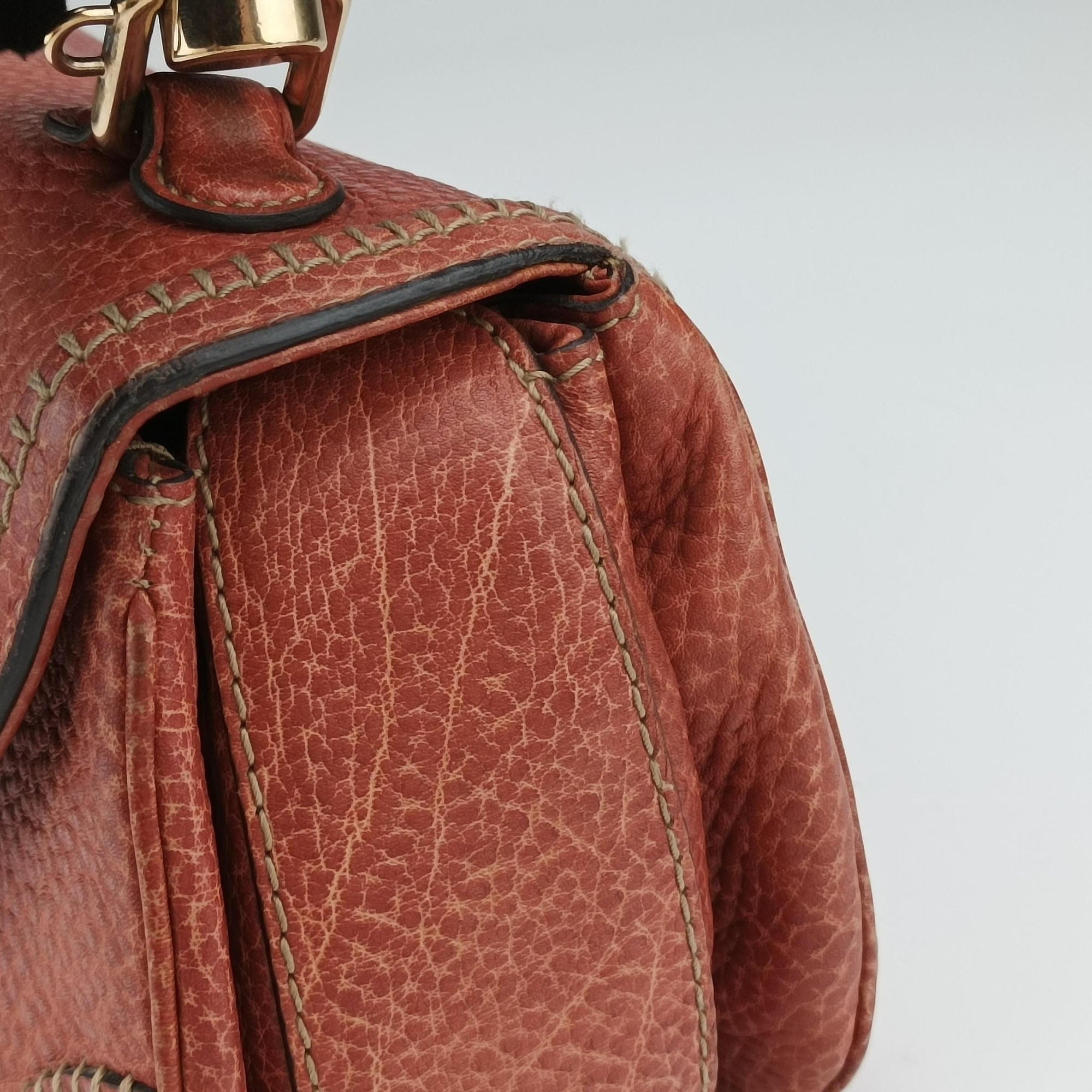 New Bamboo Terracotta Leather 254884 B8414614ニューバンブー テラコッタ レザー 254884 B8414614