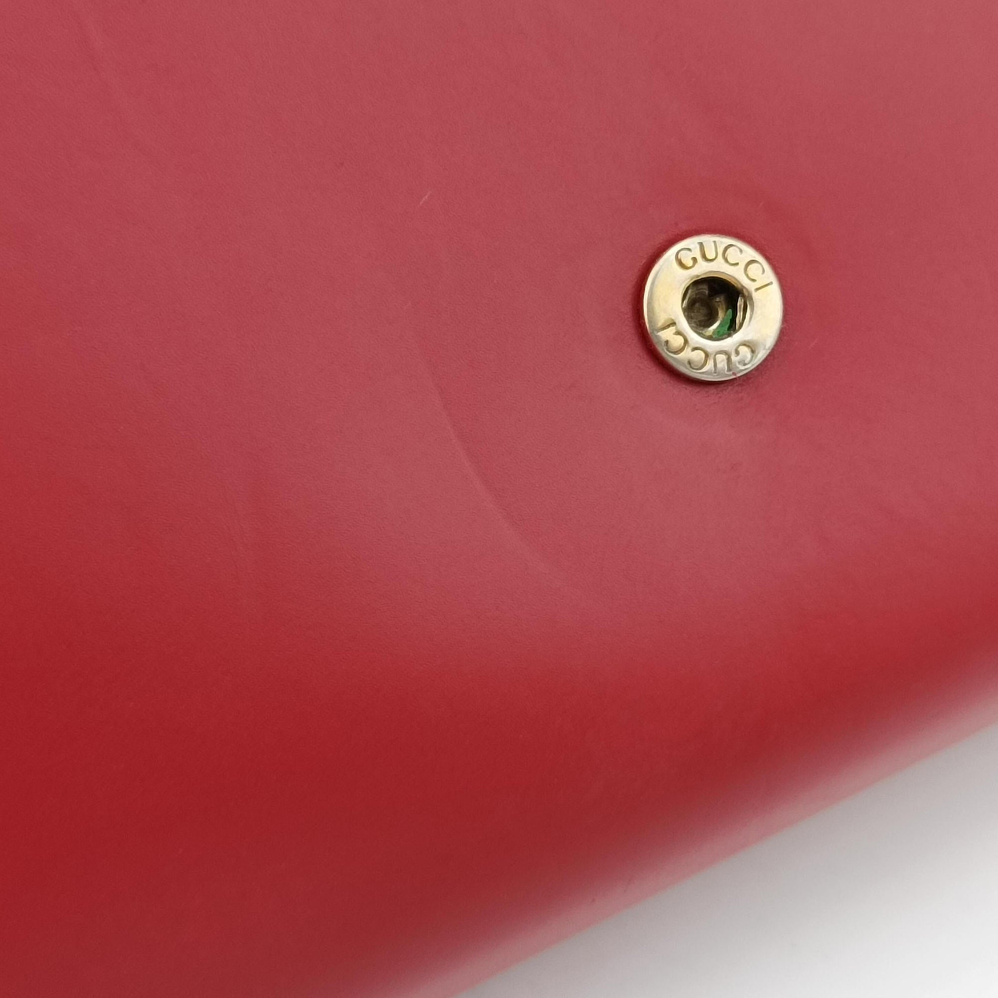 GG Marmont Red Leather 401232 GGマーモント レッド レザー 401232