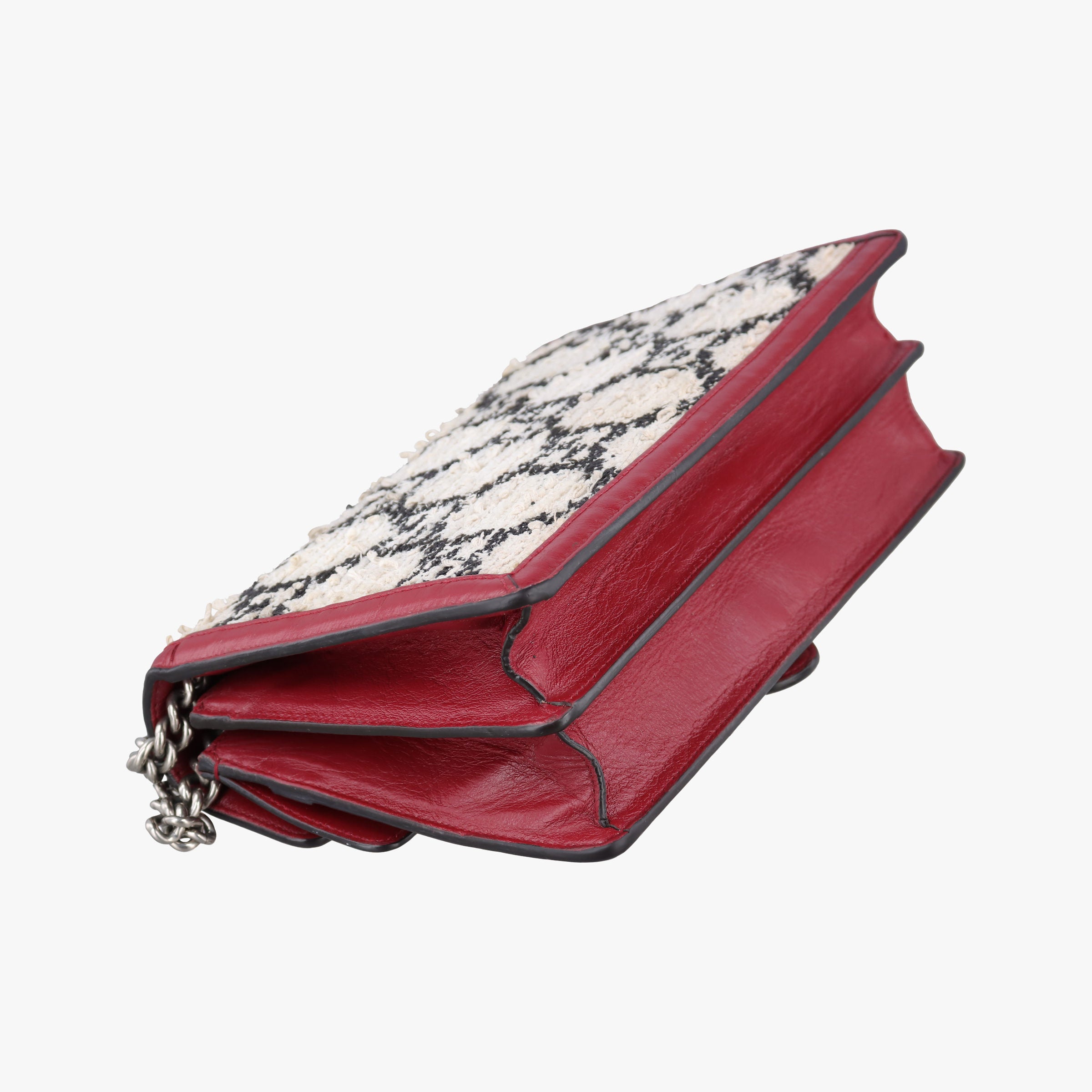 Dionysus Ivory × Red × Black Tweed×Leather 400249 A029527679ディオニュソス アイボリー × レッド × ブラック ツイード×レザー 400249 A029527679