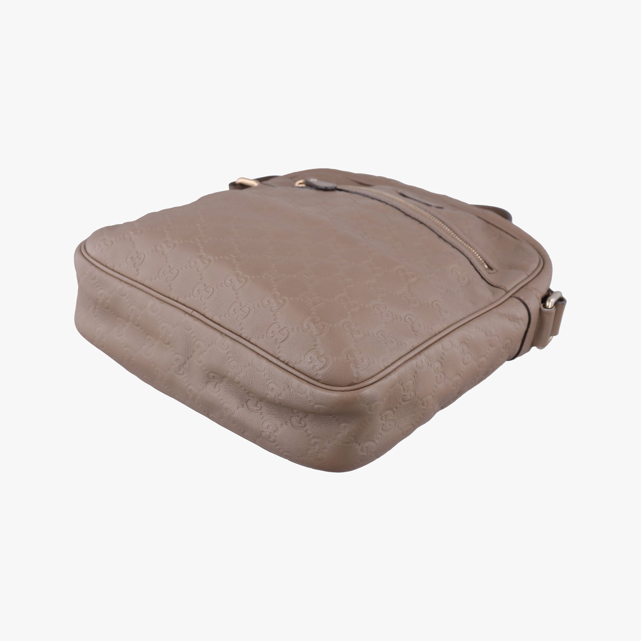 GG Imprime Messenger Brown Leather 201448 A011194915GGインプリメ メッセンジャー ブラウン レザー 201448 A011194915