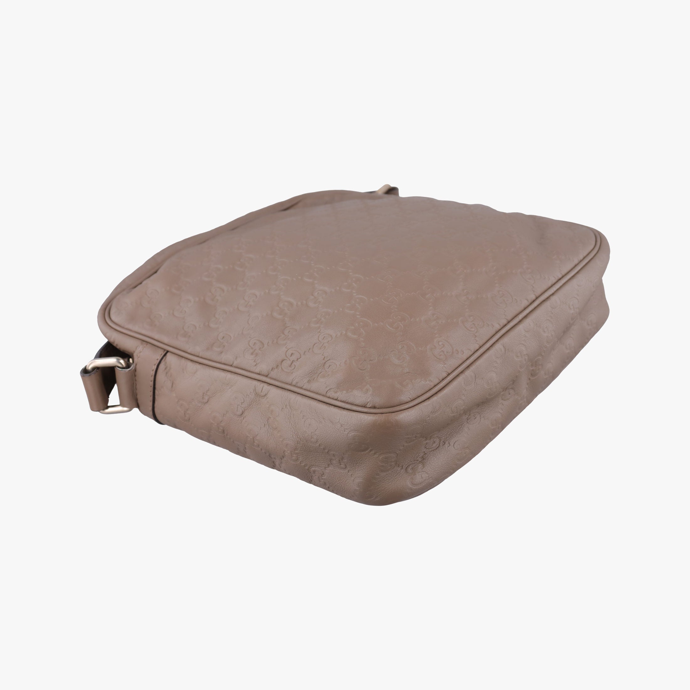 GG Imprime Messenger Brown Leather 201448 A011194915GGインプリメ メッセンジャー ブラウン レザー 201448 A011194915