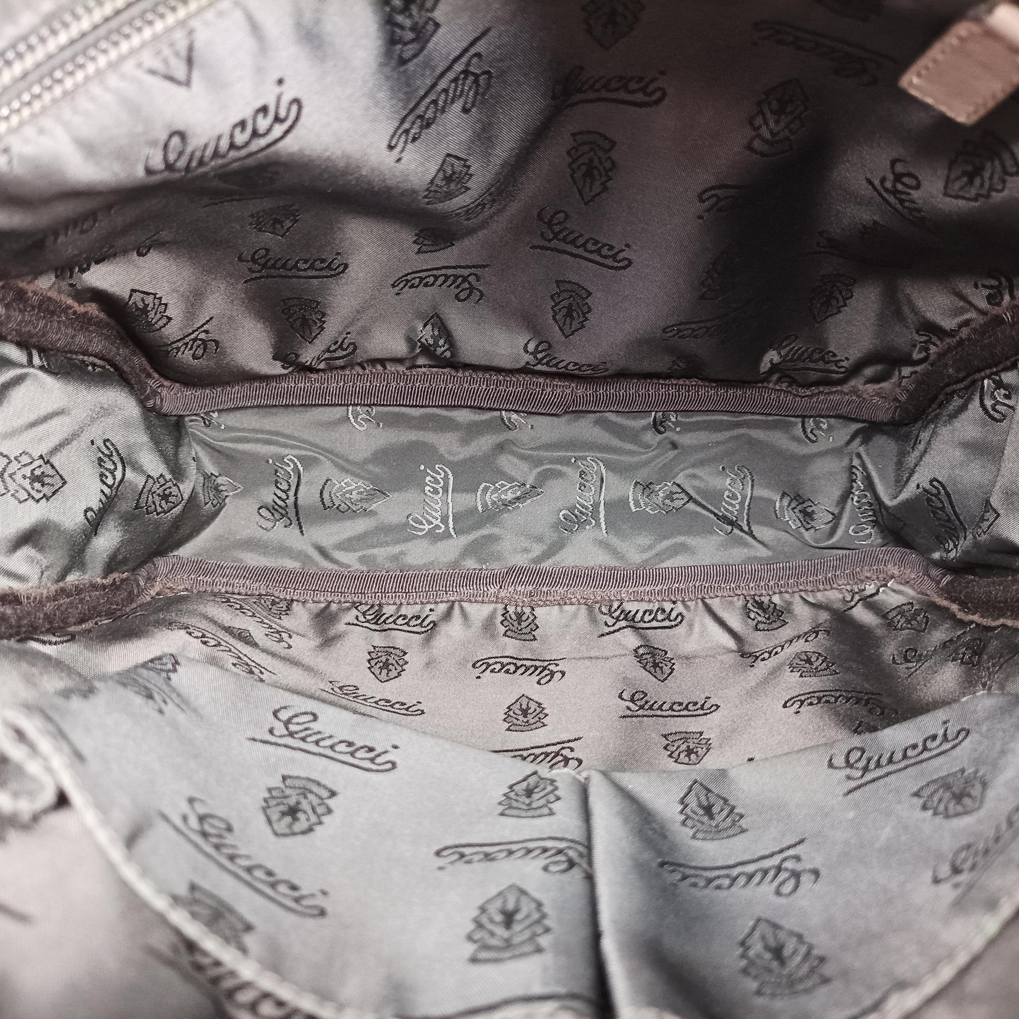 GG Imprime Messenger Brown Leather 201448 A011194915GGインプリメ メッセンジャー ブラウン レザー 201448 A011194915