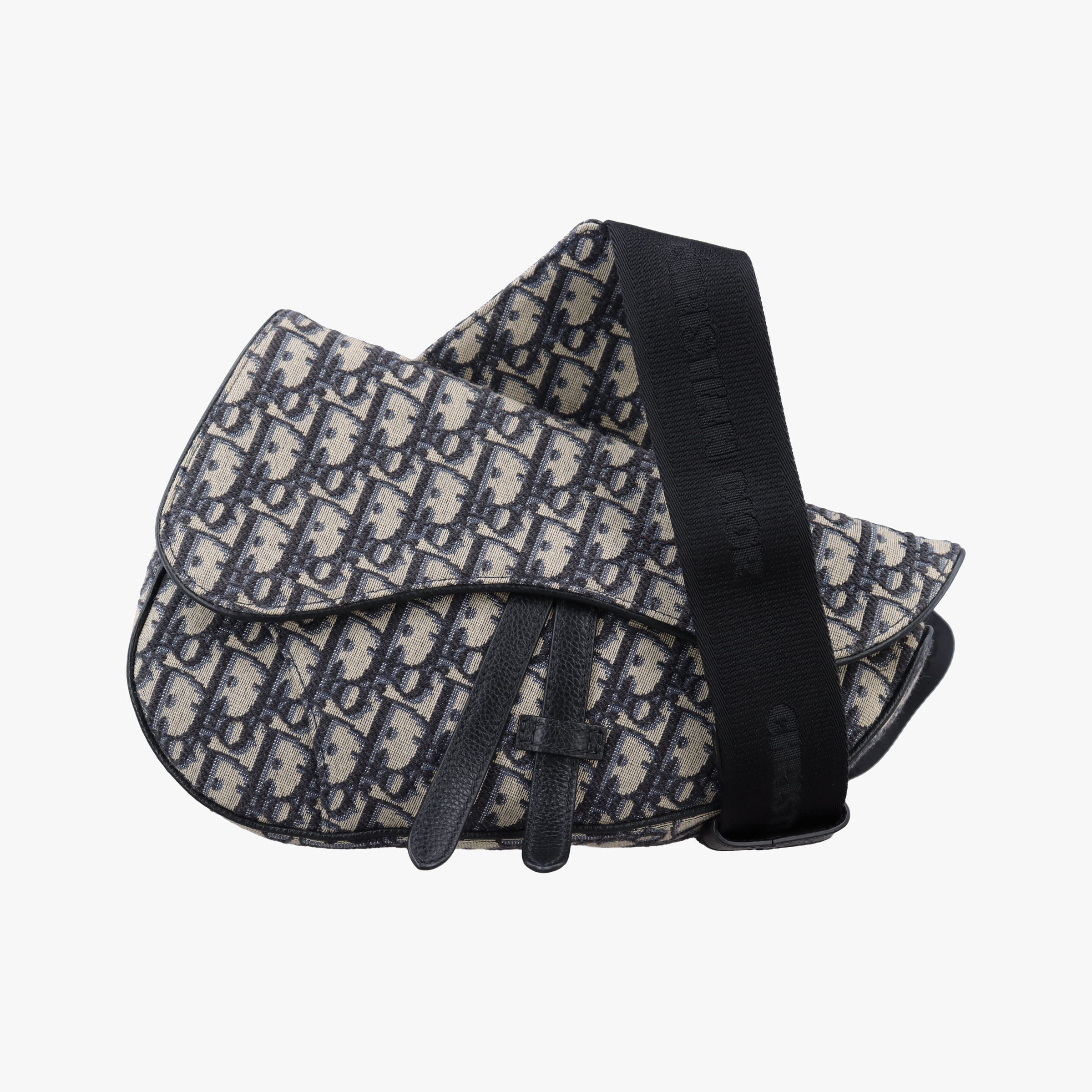 saddle Navy Jacquard×Leather 02-BO-0159サドル ネイビー ジャガード×レザー 02-BO-0159