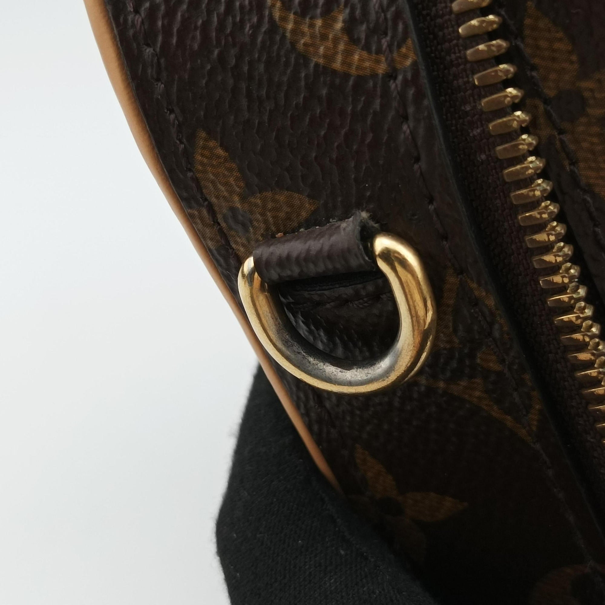 Valisette Vertical Brown Monogram Canvas×calf leather M68623 MI3119ヴァリゼット ヴェルティカル モノグラム/ブラウン モノグラムキャンバス×カーフレザー M68623 MI3119