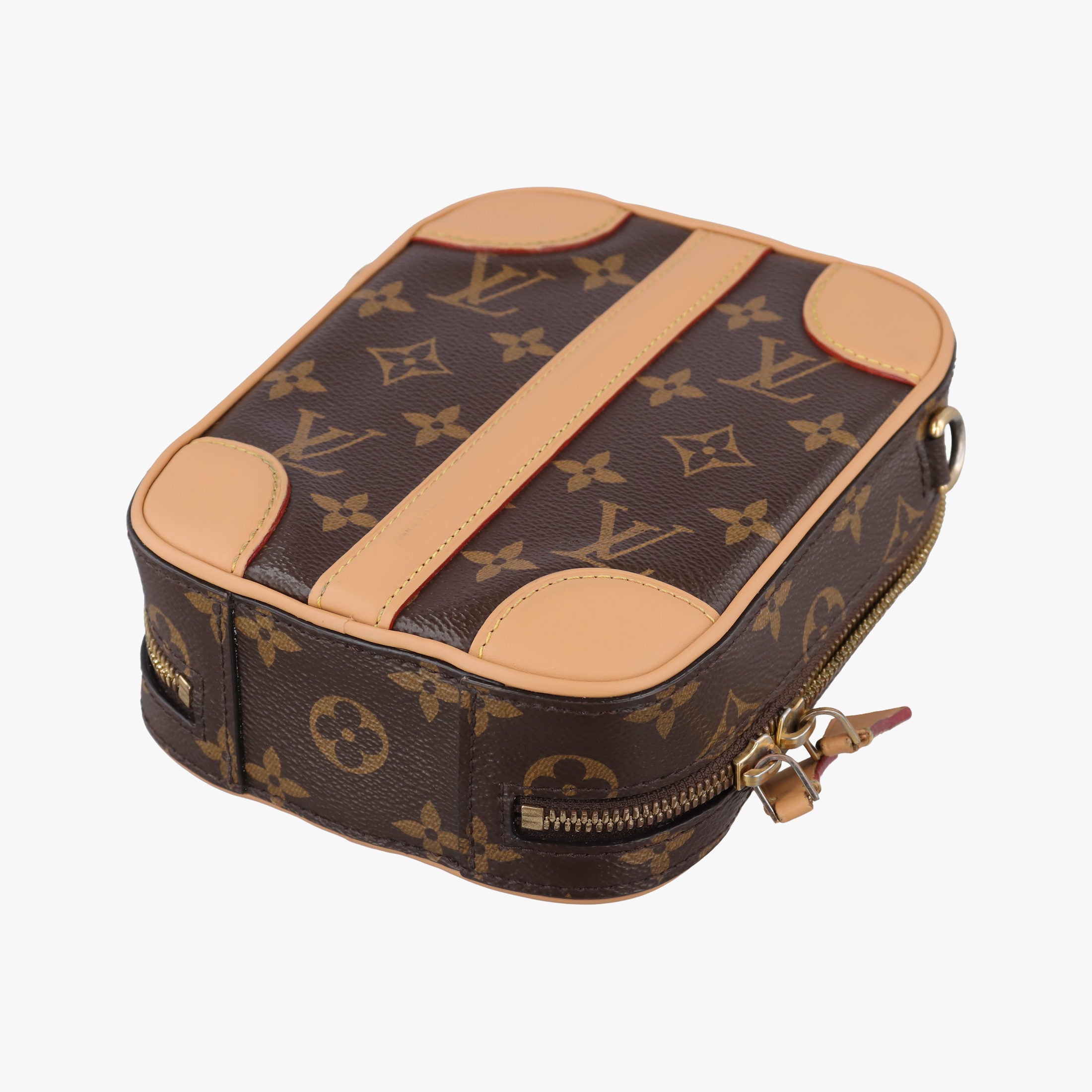 Valisette Vertical Brown Monogram Canvas×calf leather M68623 MI3119ヴァリゼット ヴェルティカル モノグラム/ブラウン モノグラムキャンバス×カーフレザー M68623 MI3119