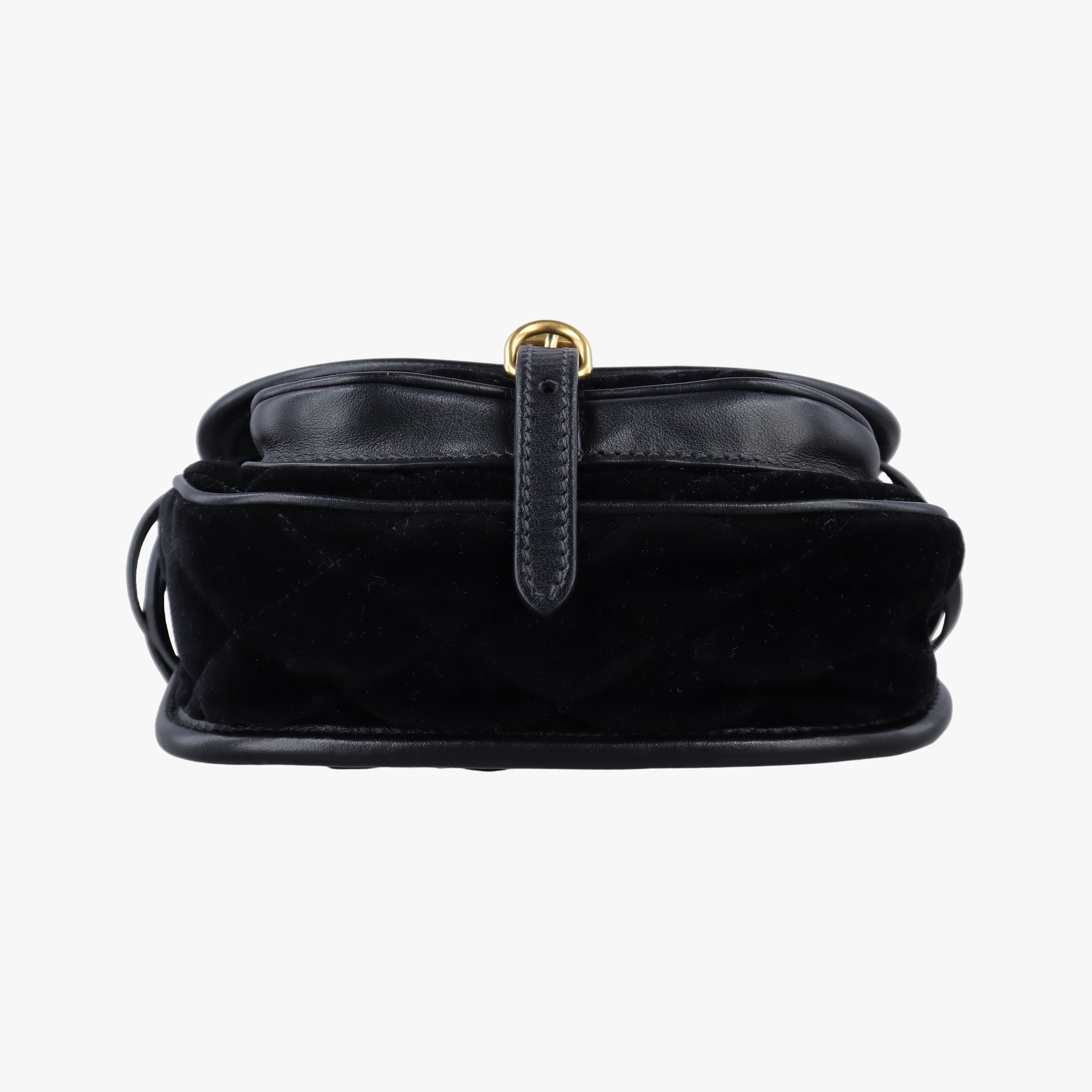 Fringe Charms Black Leather×velour IBL002 180/Iフリンジチャーム ブラック レザー×ベロア IBL002 180/I