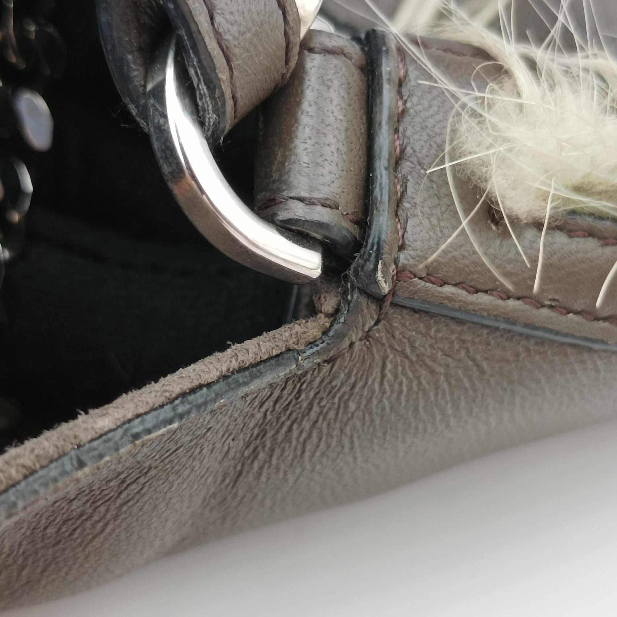 monster micro Baguette Brown Leather 8M0354 8M0354-88R-169-3355モンスターマイクロバケット ブラウン レザー 8M0354 8M0354-88R-169-3355