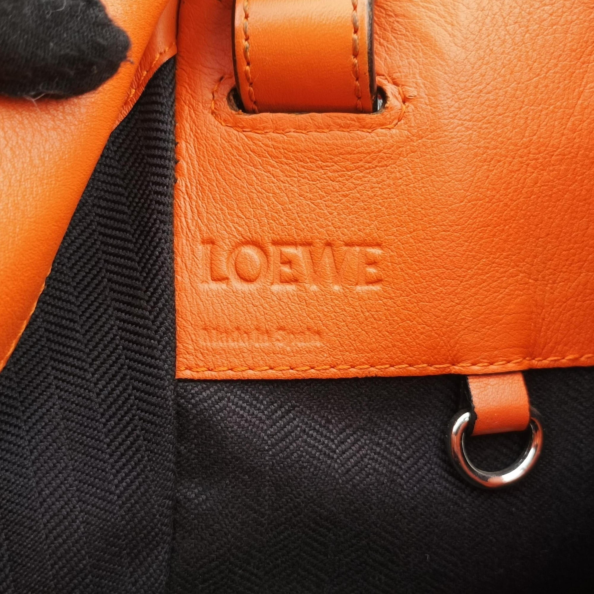 hammock Orange leather 061609ハンモック オレンジ レザー 061609