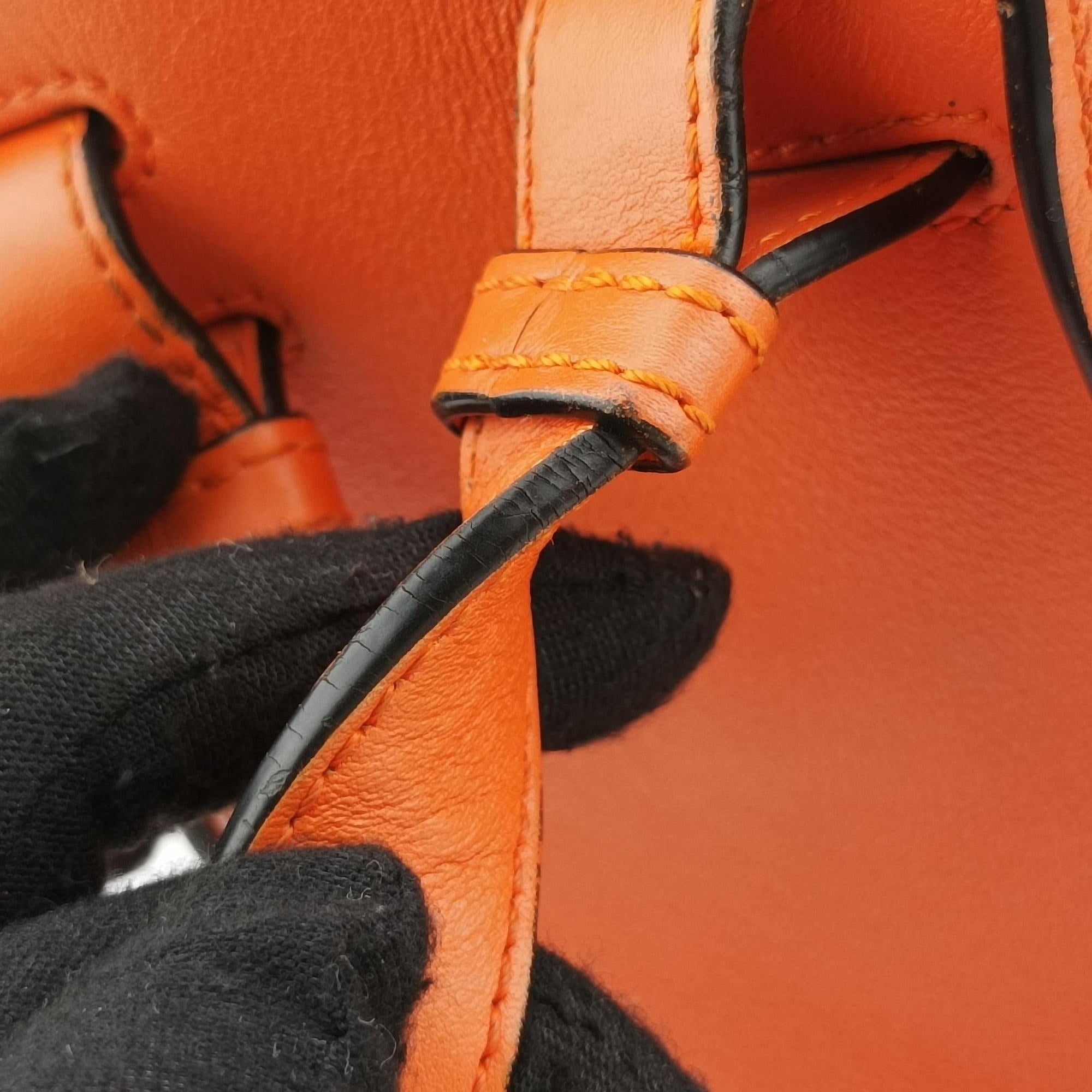 hammock Orange leather 061609ハンモック オレンジ レザー 061609