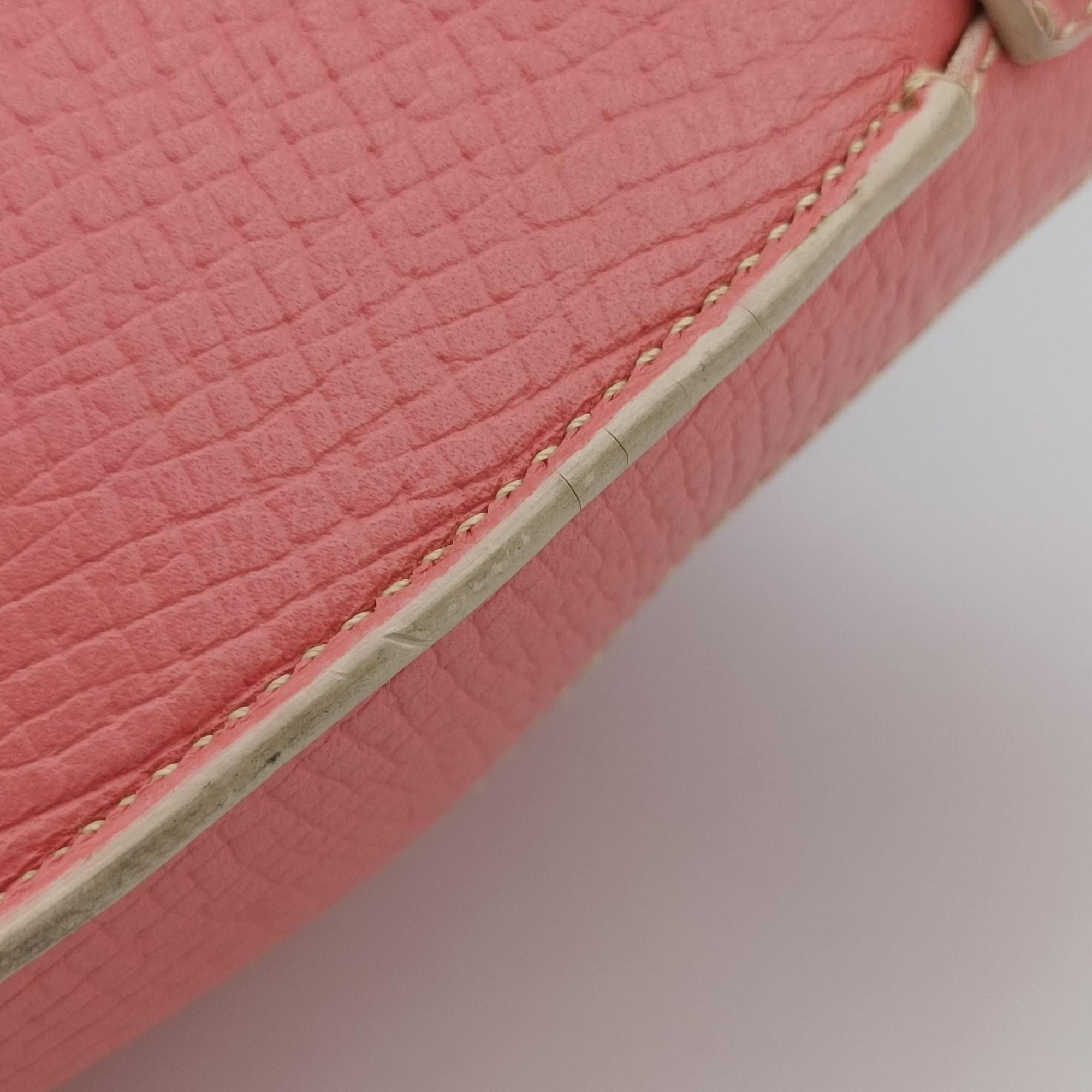 Half Moon Bag Pink Leather L22ハーフムーンバッグ ピンク レザー L22