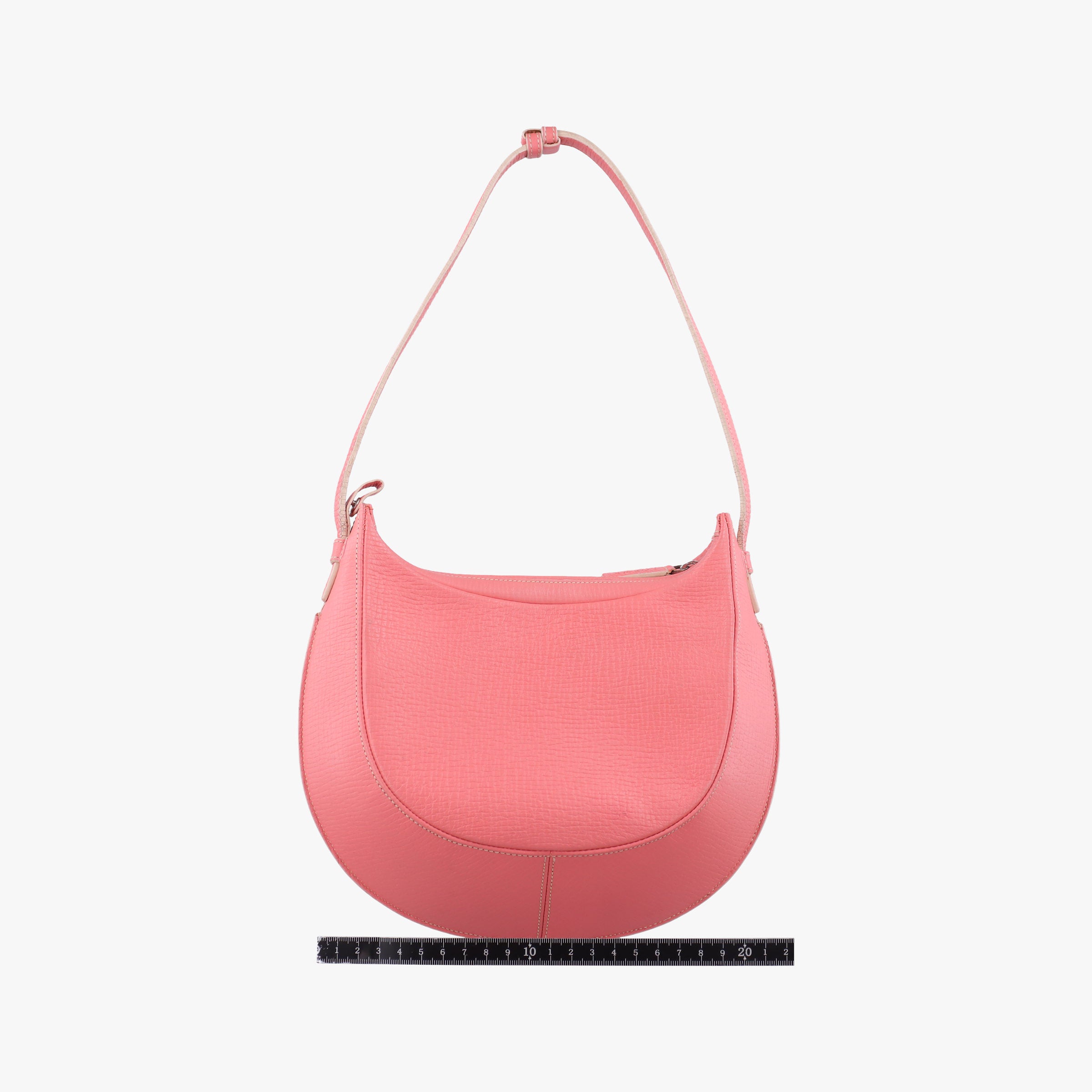 Half Moon Bag Pink Leather L22ハーフムーンバッグ ピンク レザー L22