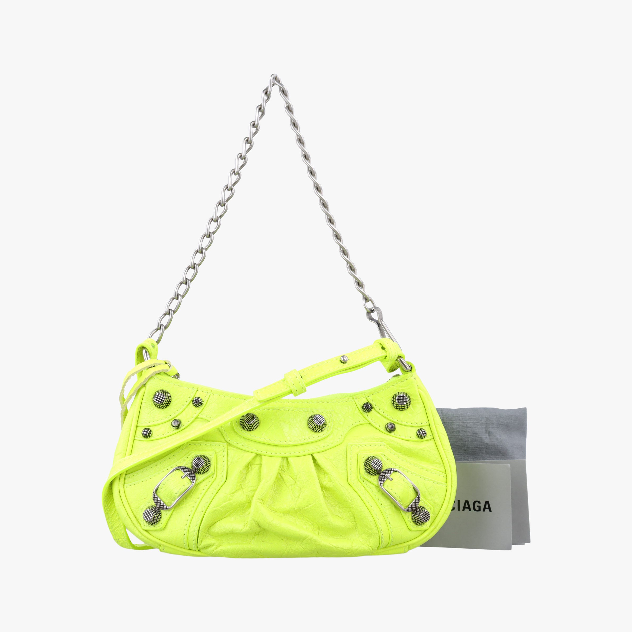 Le Cagole Green lambskin 695814.7206.R.493075ルカゴール グリーン ラムスキン 695814.7206.R.493075