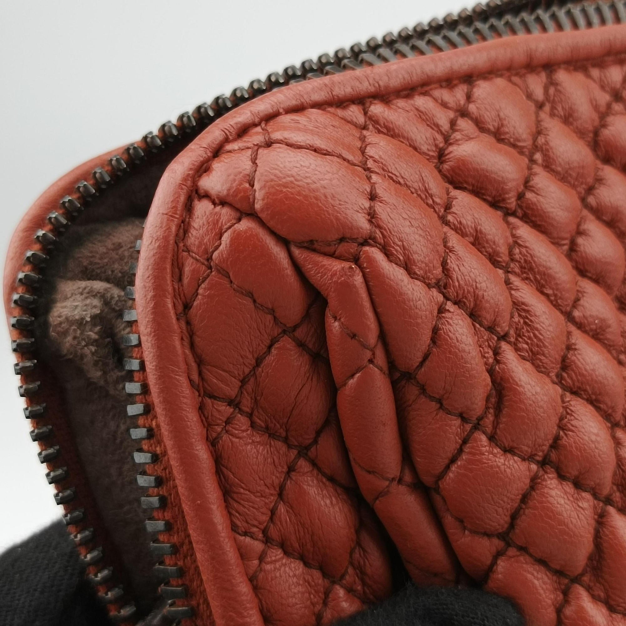 Intrecciato Maroon lambskin 237868 V0510 6304 EPEV 2011 2733 Aイントレチャート マルーン ラムスキン 237868 V0510 6304 EPEV 2011 2733 A