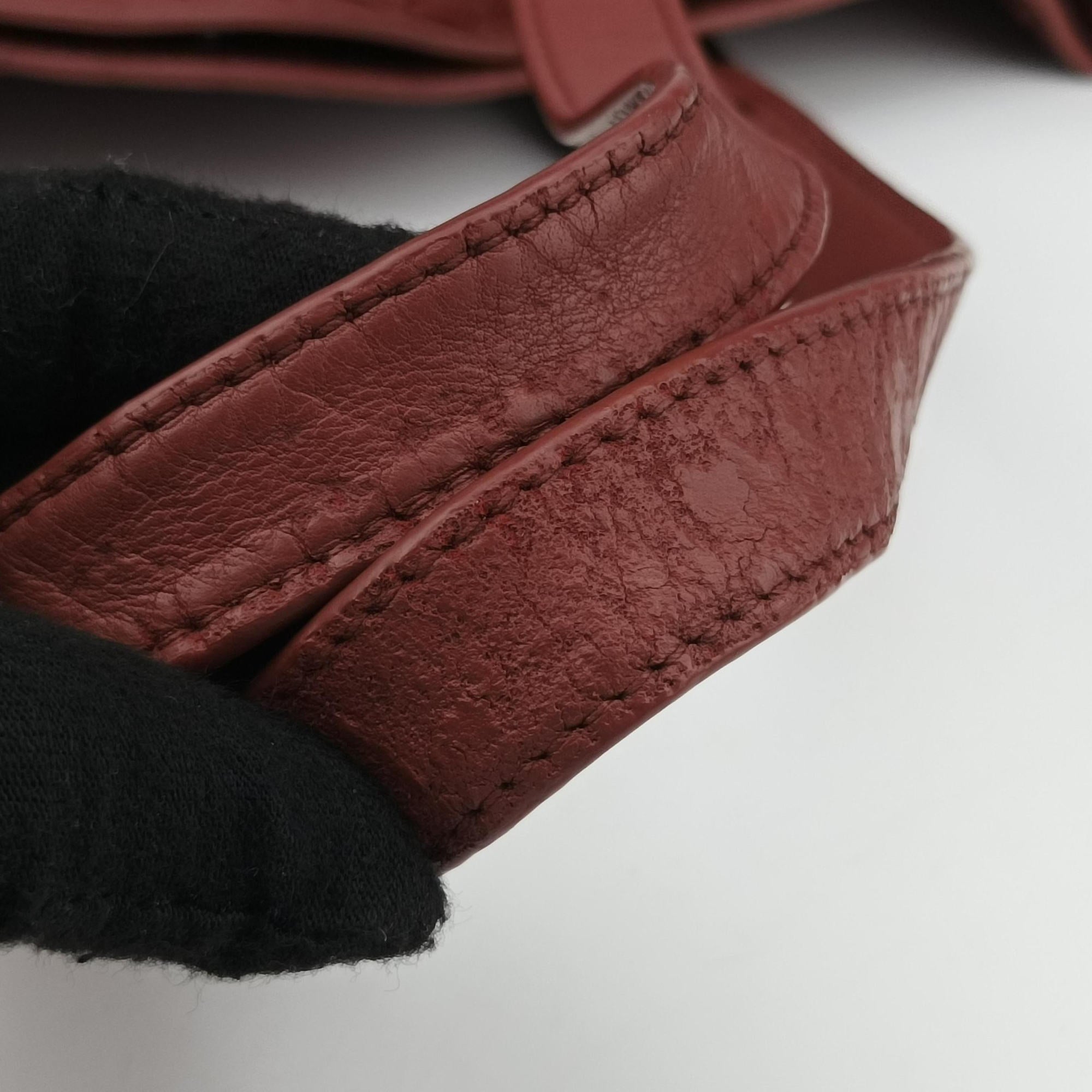 Intrecciato Shopper Acatl Red lambskin B02224878Jイントレチャート ショッパー アキャトル レッド ラムスキン B02224878J