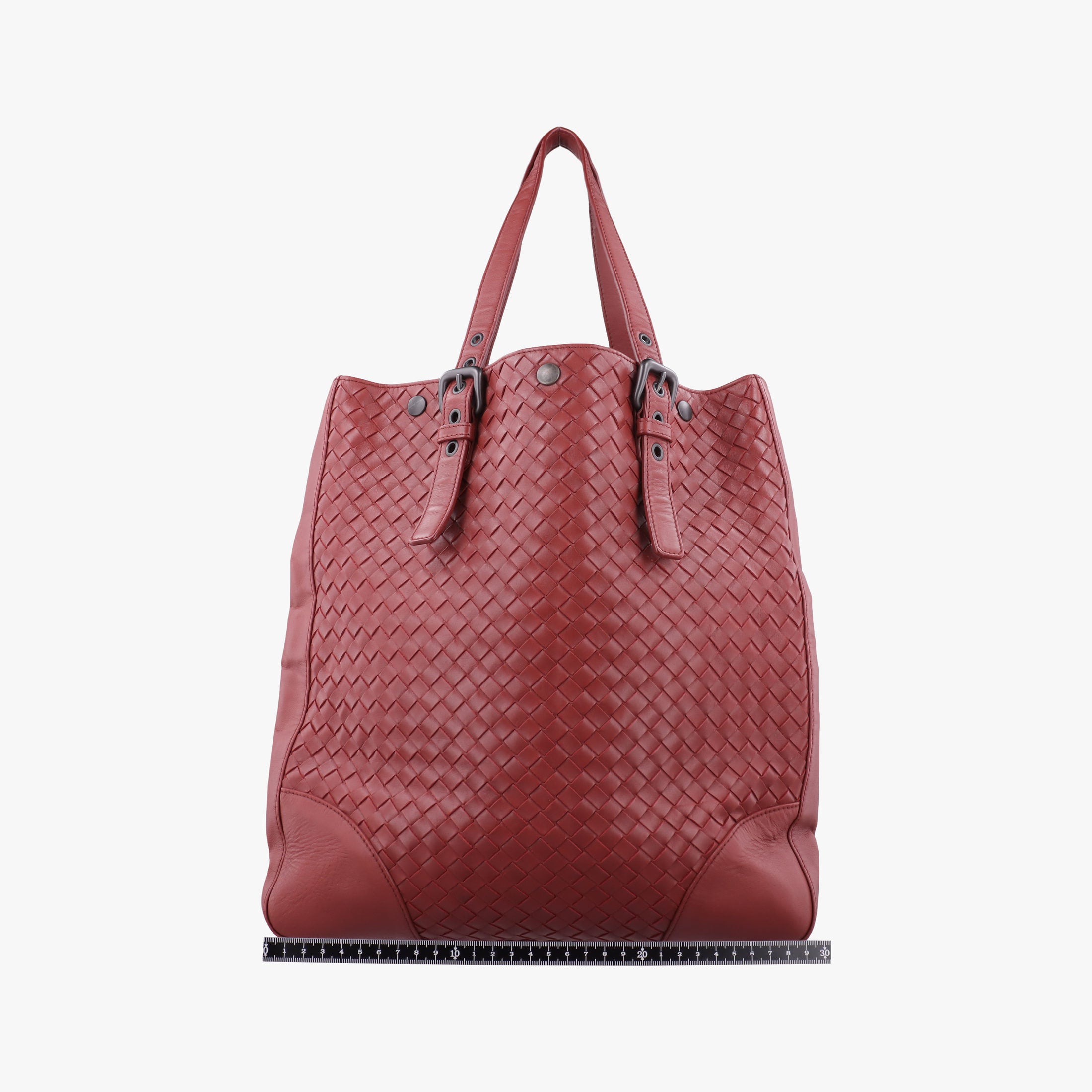 Intrecciato Shopper Acatl Red lambskin B02224878Jイントレチャート ショッパー アキャトル レッド ラムスキン B02224878J