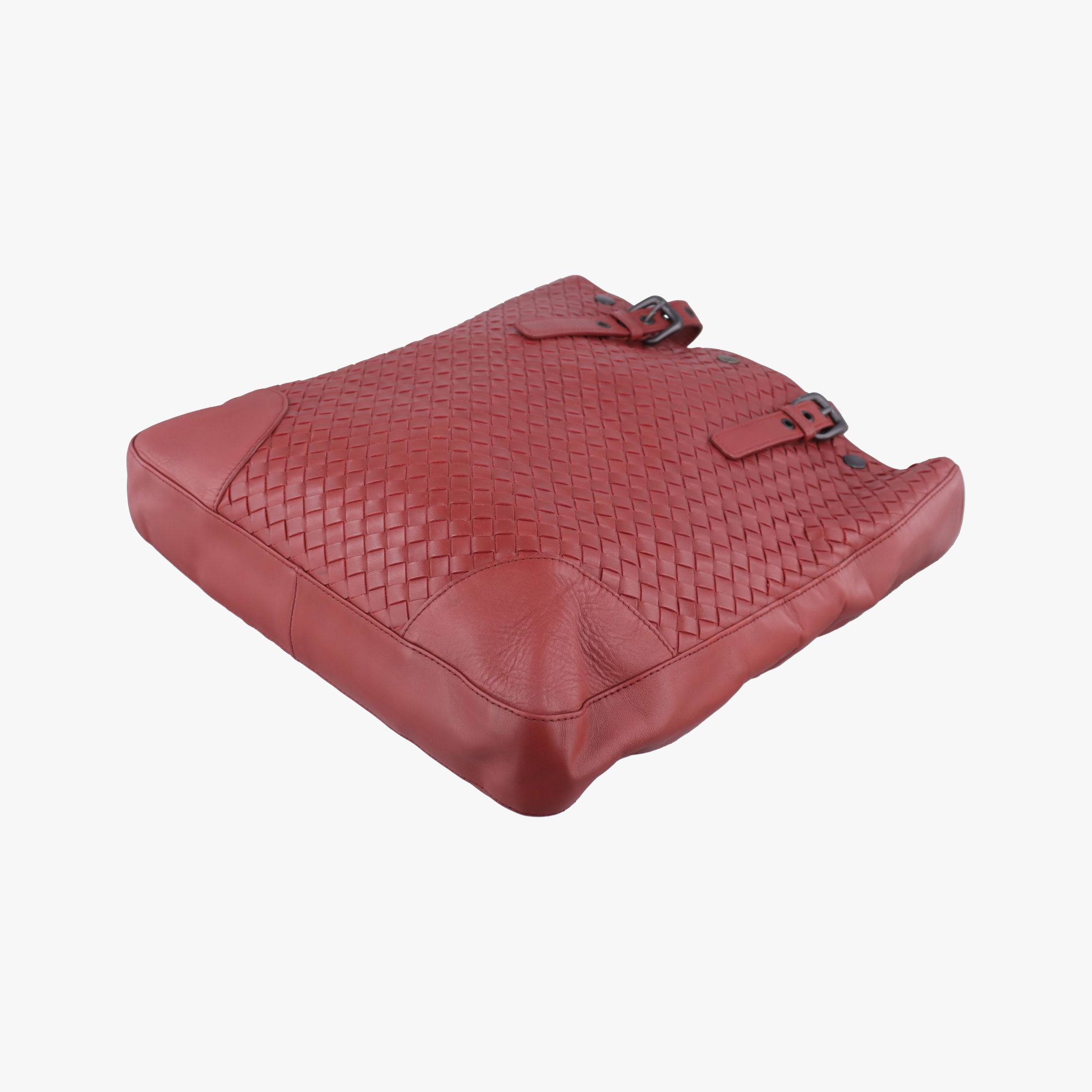 Intrecciato Shopper Acatl Red lambskin B02224878Jイントレチャート ショッパー アキャトル レッド ラムスキン B02224878J