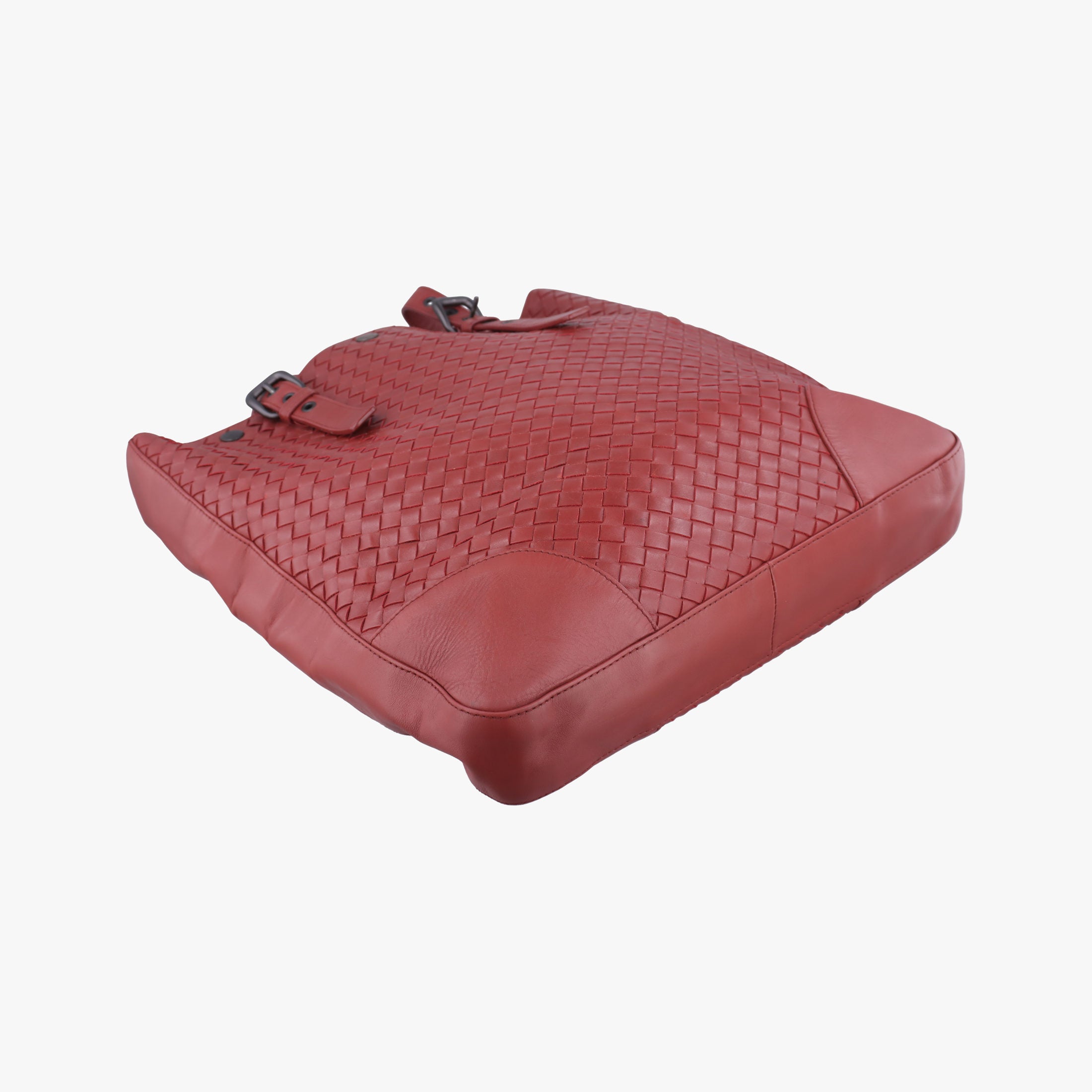 Intrecciato Shopper Acatl Red lambskin B02224878Jイントレチャート ショッパー アキャトル レッド ラムスキン B02224878J