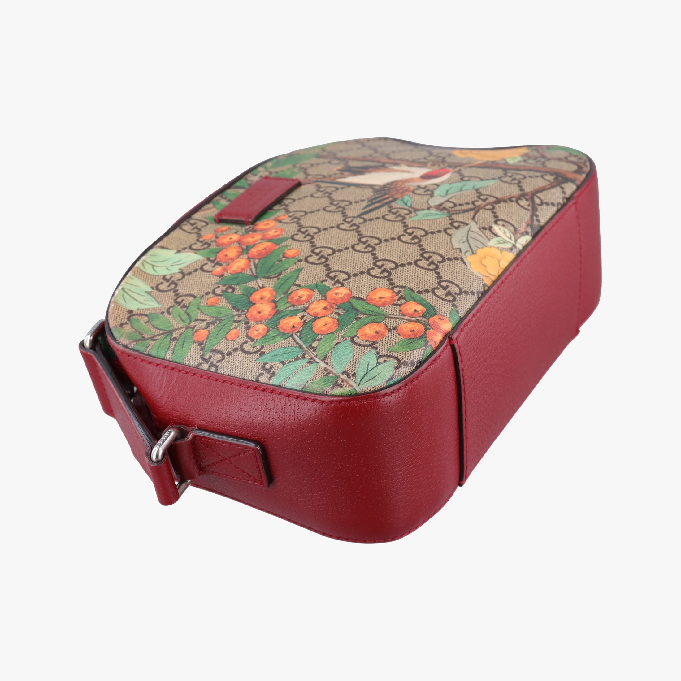 GG Supreme Tian Camera Brown PVC coated canvas×Leather 450947 E021545420GGスプリーム グッチティアン カメラ ブラウン PVCコーティングキャンバス×レザー 450947 E021545420