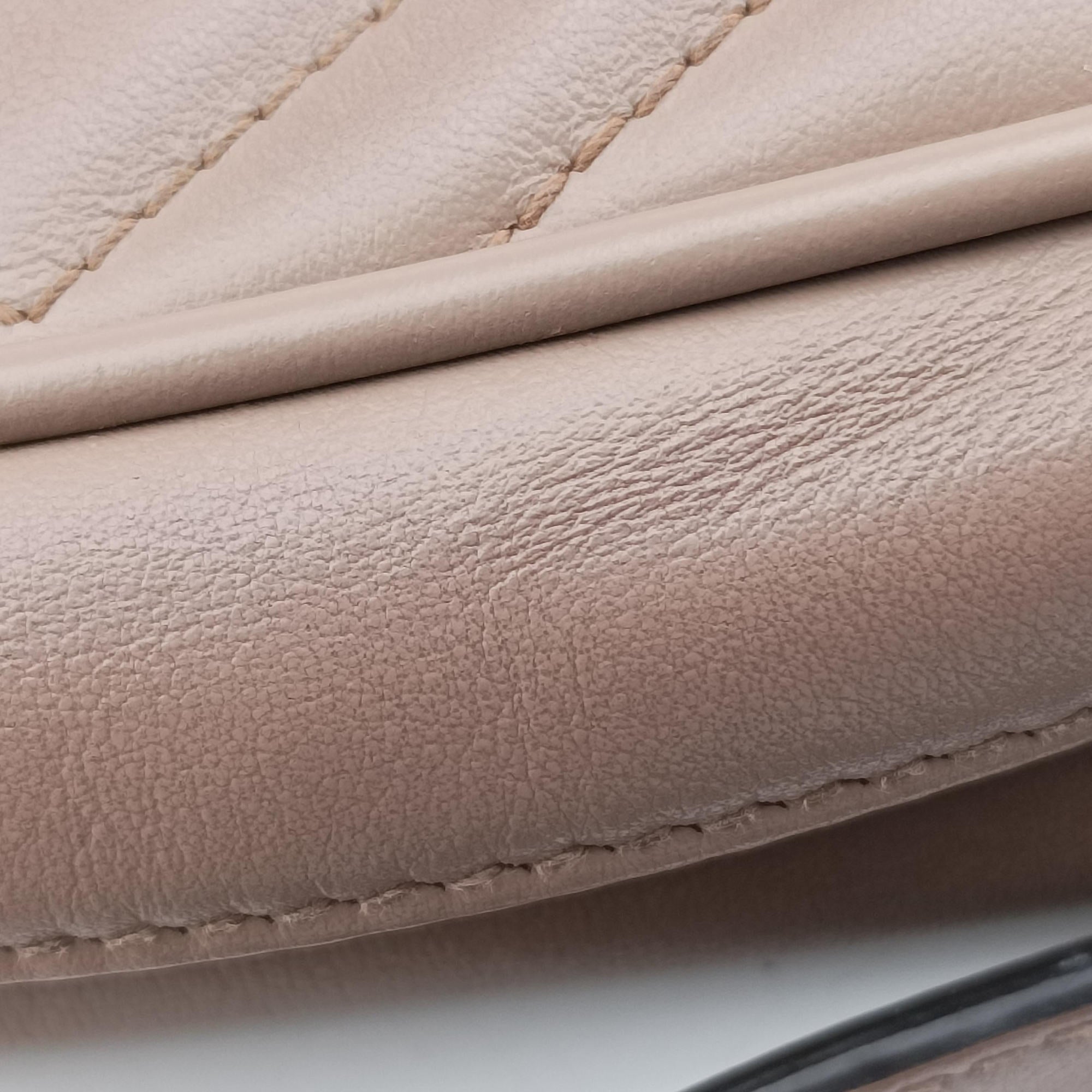 GG Marmont Beige Leather 448065 I028284031GGマーモント ベージュ レザー 448065 I028284031