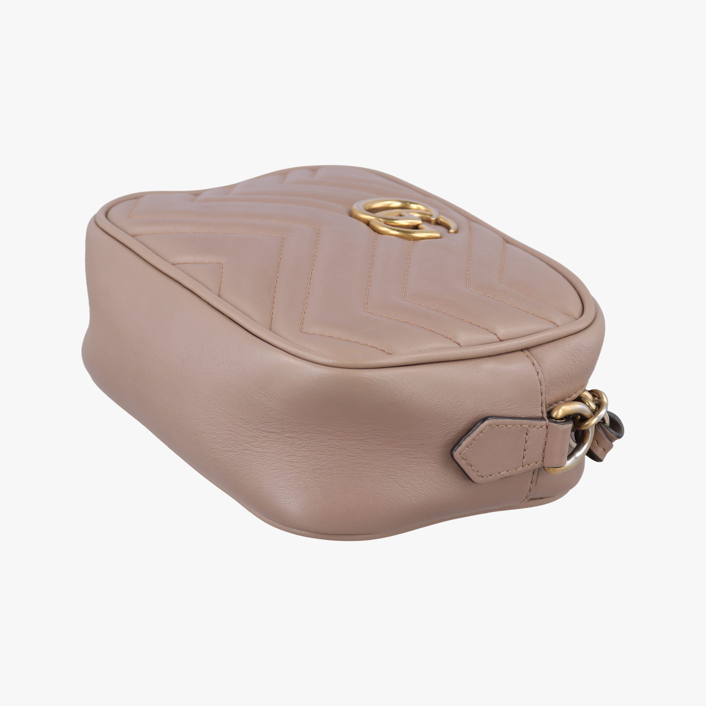 GG Marmont Beige Leather 448065 I028284031GGマーモント ベージュ レザー 448065 I028284031