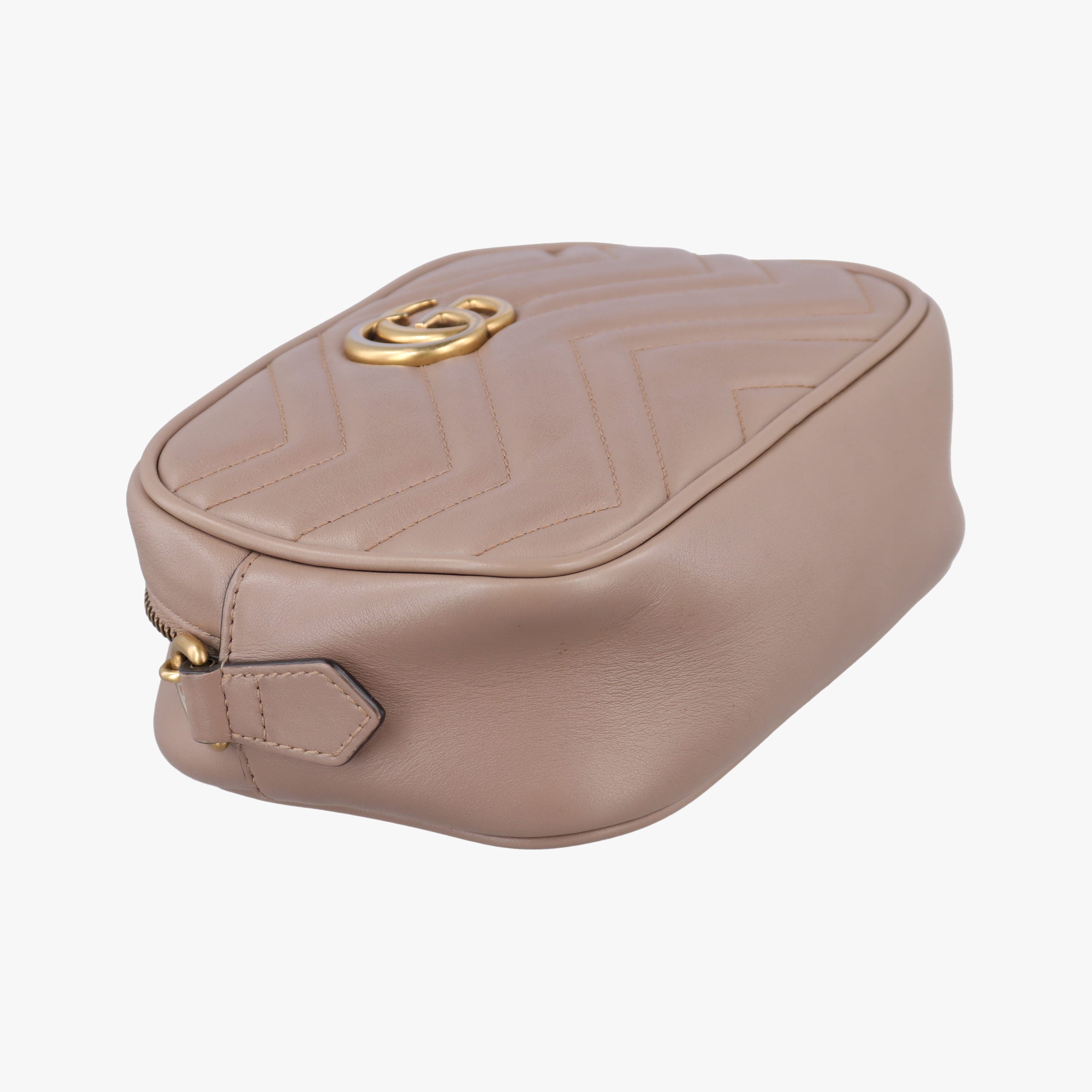 GG Marmont Beige Leather 448065 I028284031GGマーモント ベージュ レザー 448065 I028284031