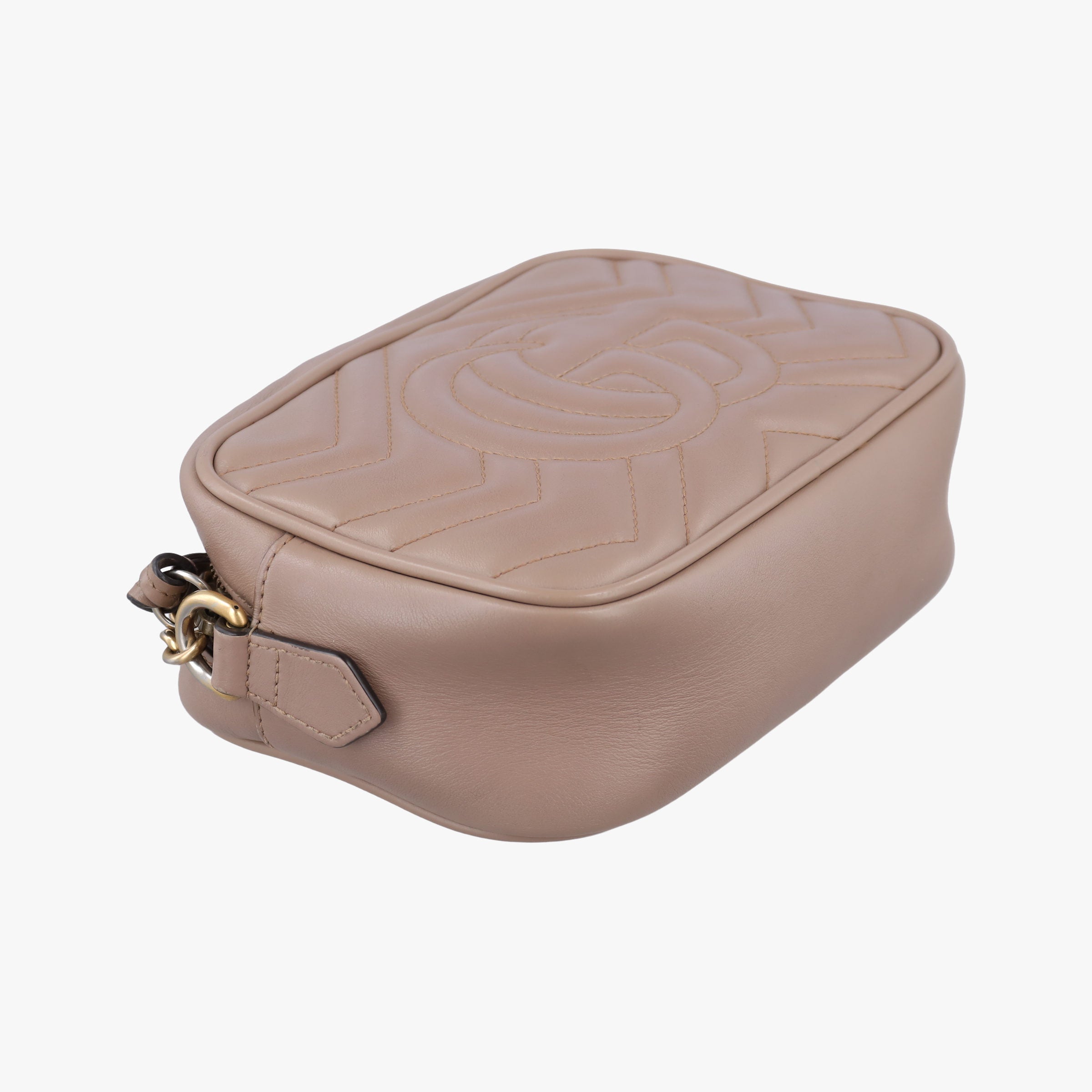 GG Marmont Beige Leather 448065 I028284031GGマーモント ベージュ レザー 448065 I028284031
