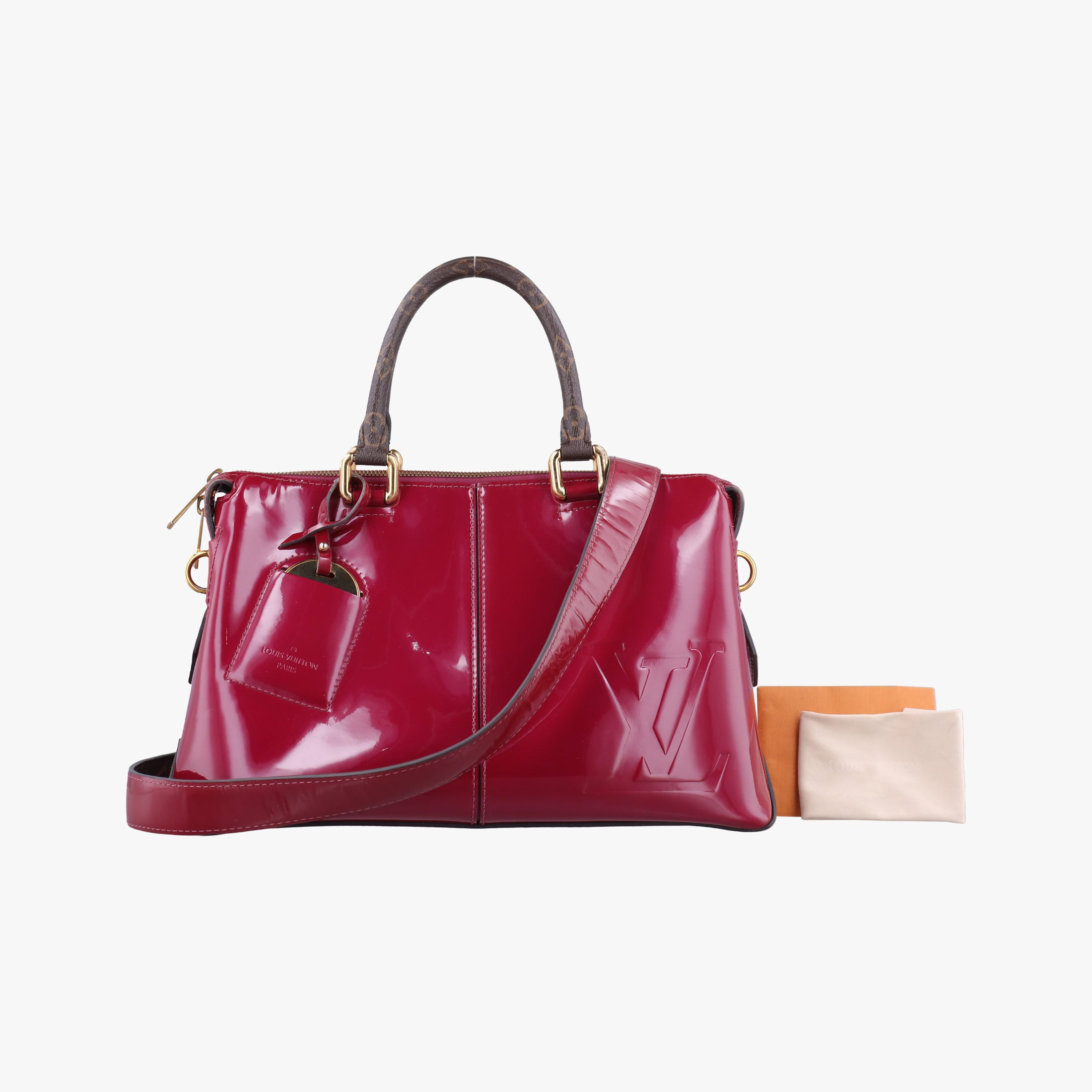 MIROIR TOTE MAGENTA Vernis M54640 SN2118 IC Chipミロワール トート マゼンタ ヴェルニ M54640 SN2118 ICチップ