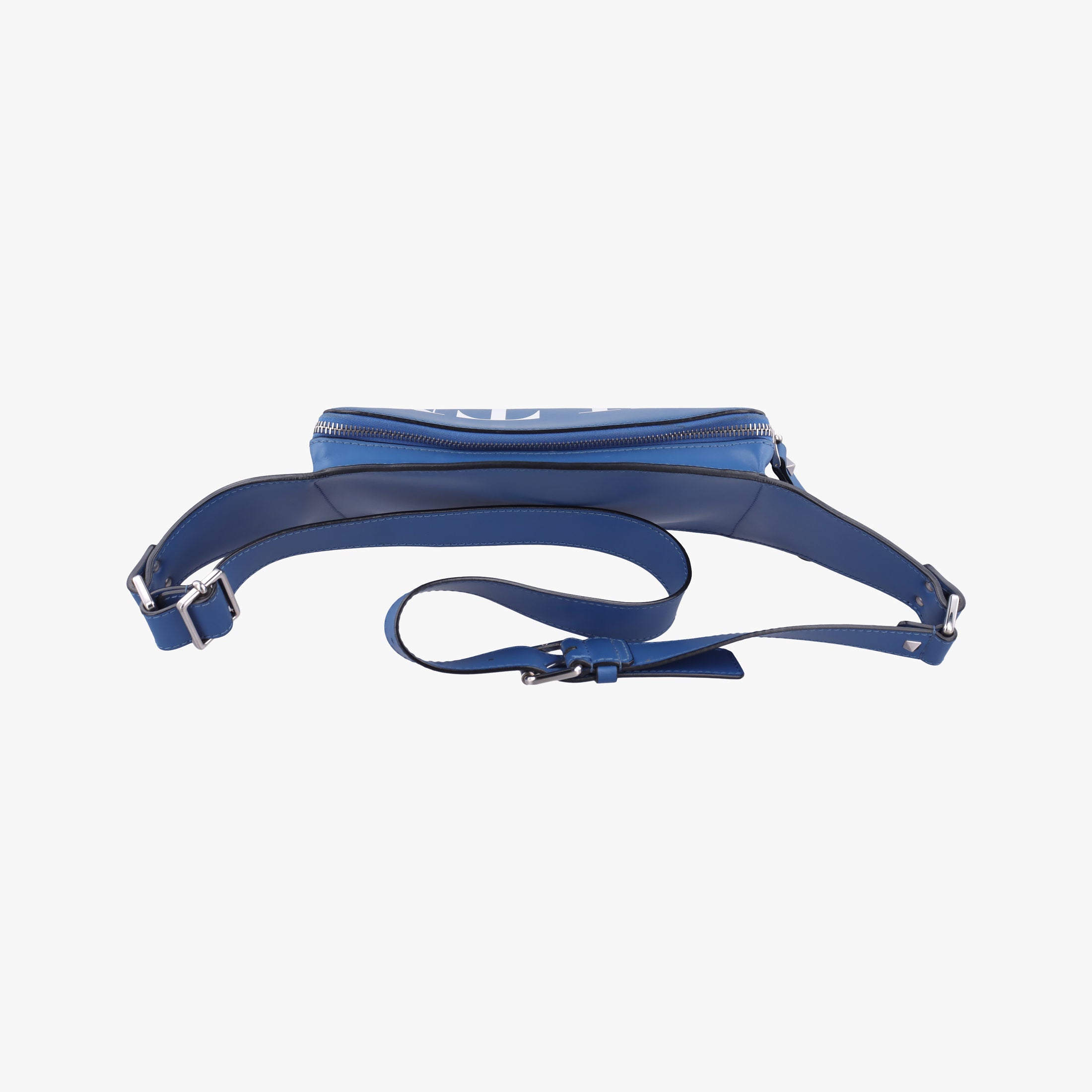 VLTN Print Blue Leather VLTN プリント ブルー レザー