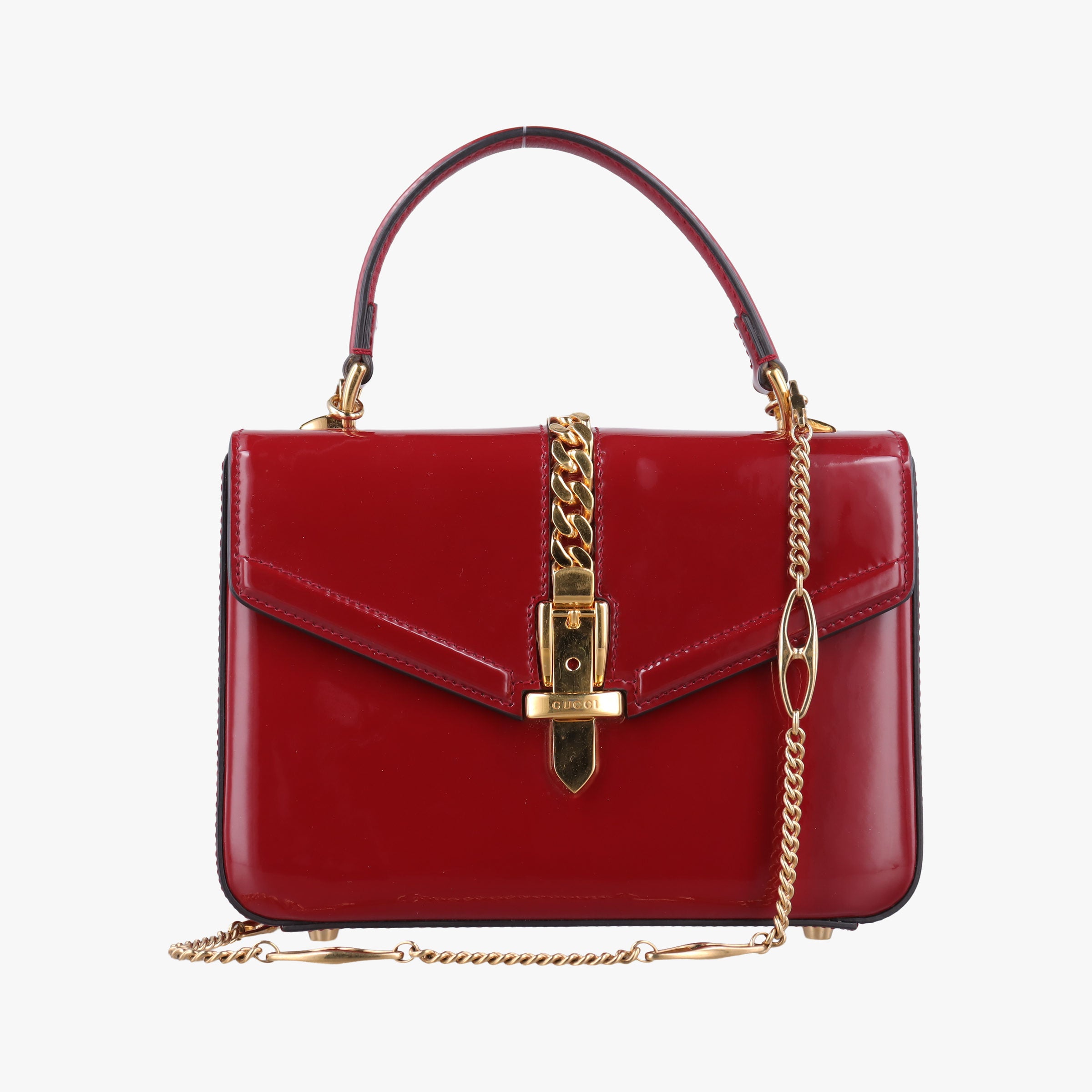 Sylvie Red Patent Leather 589479 I030331714シルヴィ レッド パテント 589479 I030331714