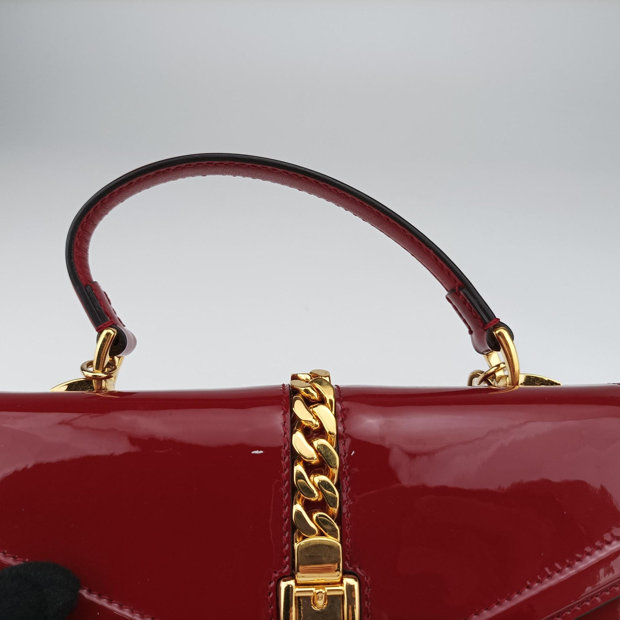 Sylvie Red Patent Leather 589479 I030331714シルヴィ レッド パテント 589479 I030331714