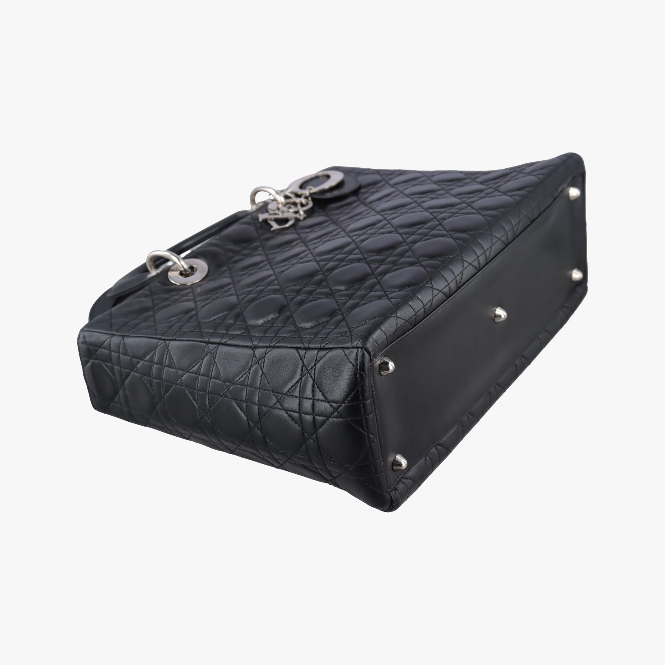 Lady Dior Black lambskin 31-MA-1014レディディオール ブラック ラムスキン 31-MA-1014