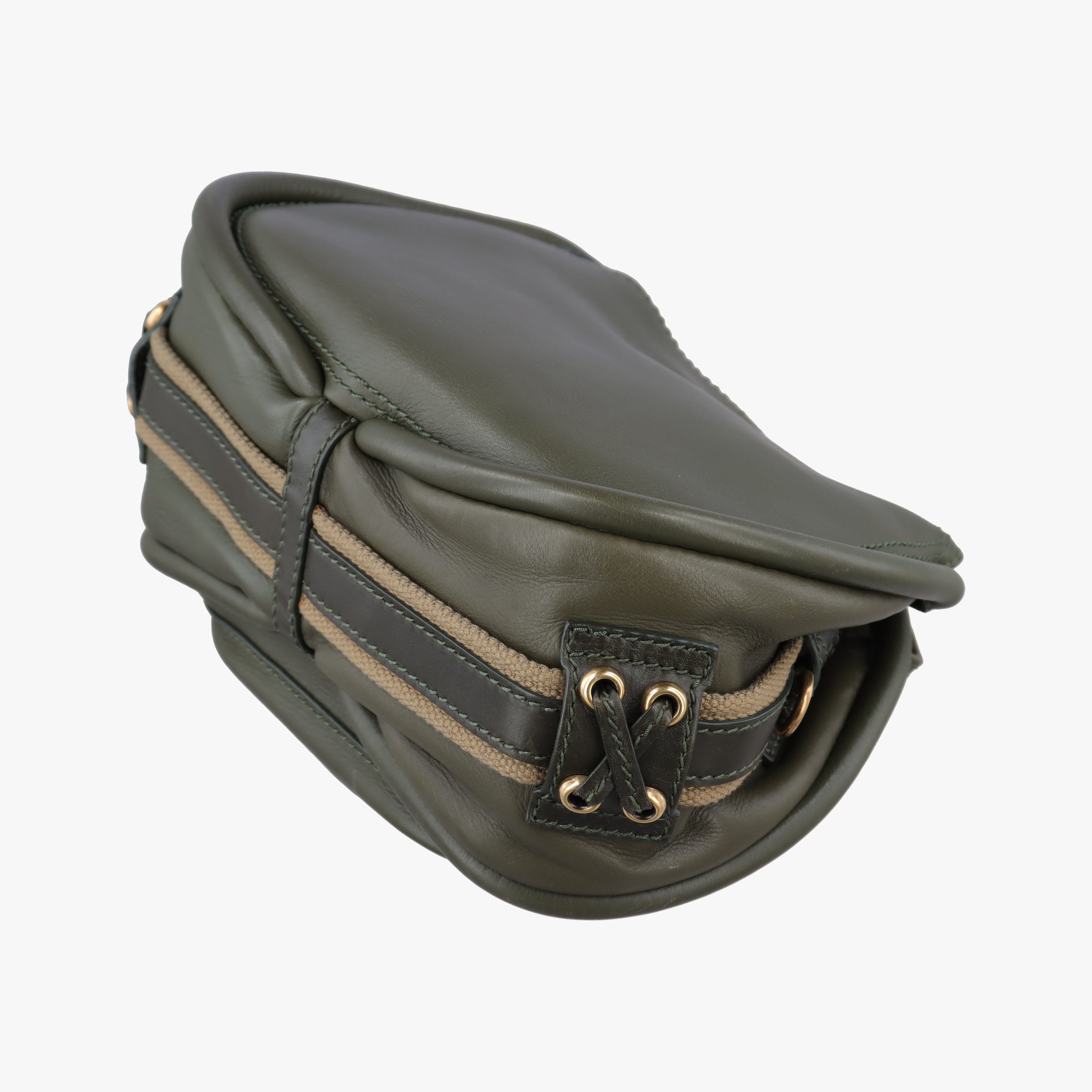 Lattice Messenger Green leather 13-MA-0150ラティスメッセンジャー グリーン レザー 13-MA-0150