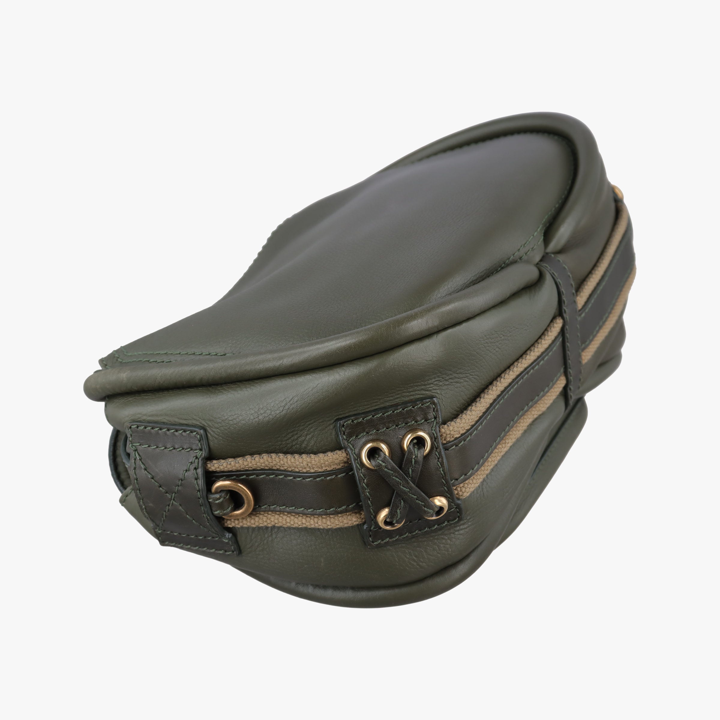 Lattice Messenger Green leather 13-MA-0150ラティスメッセンジャー グリーン レザー 13-MA-0150