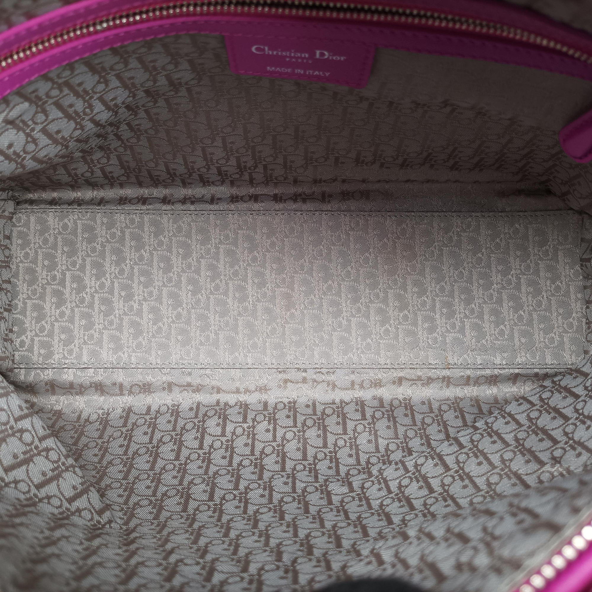 Lady Dior Rose lambskin 08-MA-0122レディディオール ローズ レッド ラムスキン 08-MA-0122