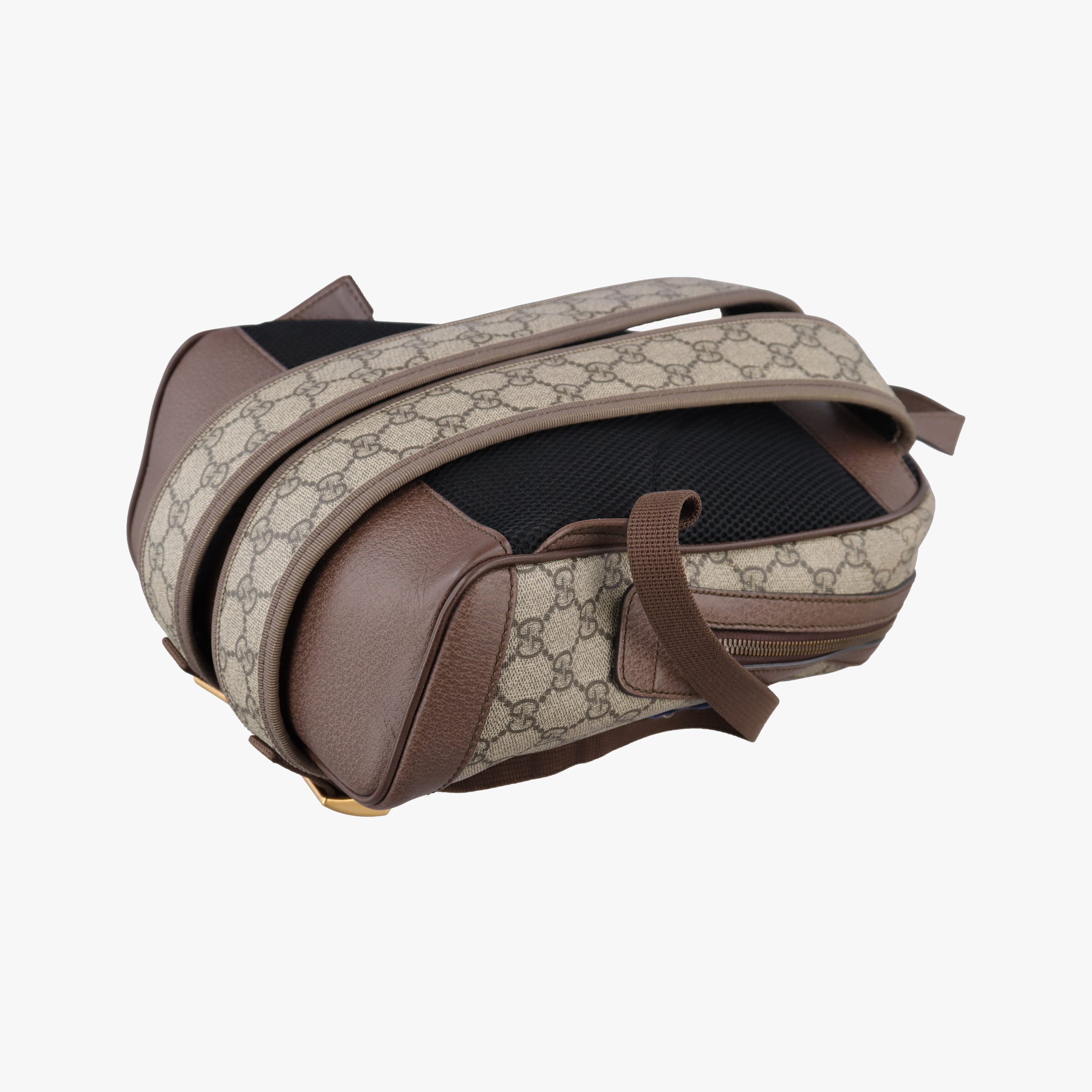ophidia The Three Little Pigs Brown×Multicolour PVC coated canvas 552884 H027490446オフィディア三匹のこぶた ブラウン×マルチカラー PVCコーティングキャンバス 552884 H027490446